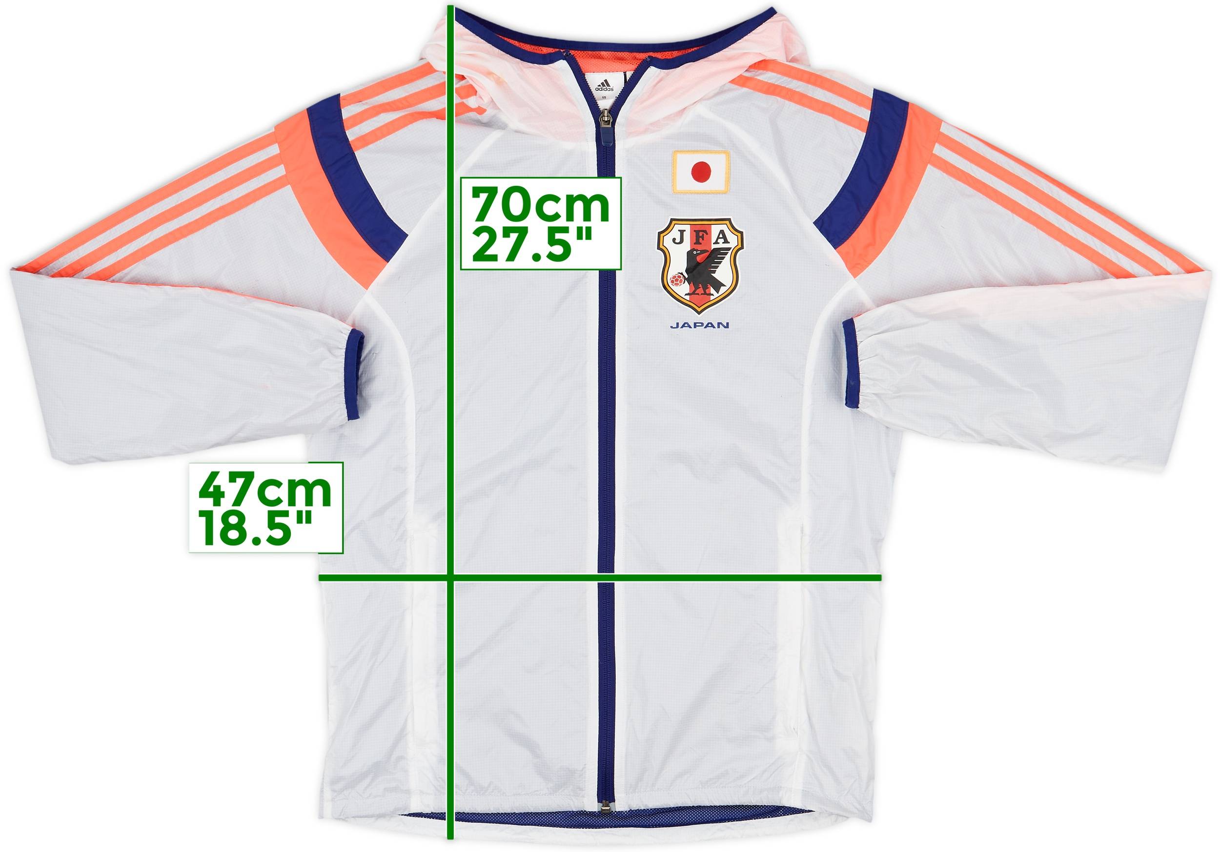 2014-15 Japan adidas Hooded Track Jacket - 6/10 - (M)