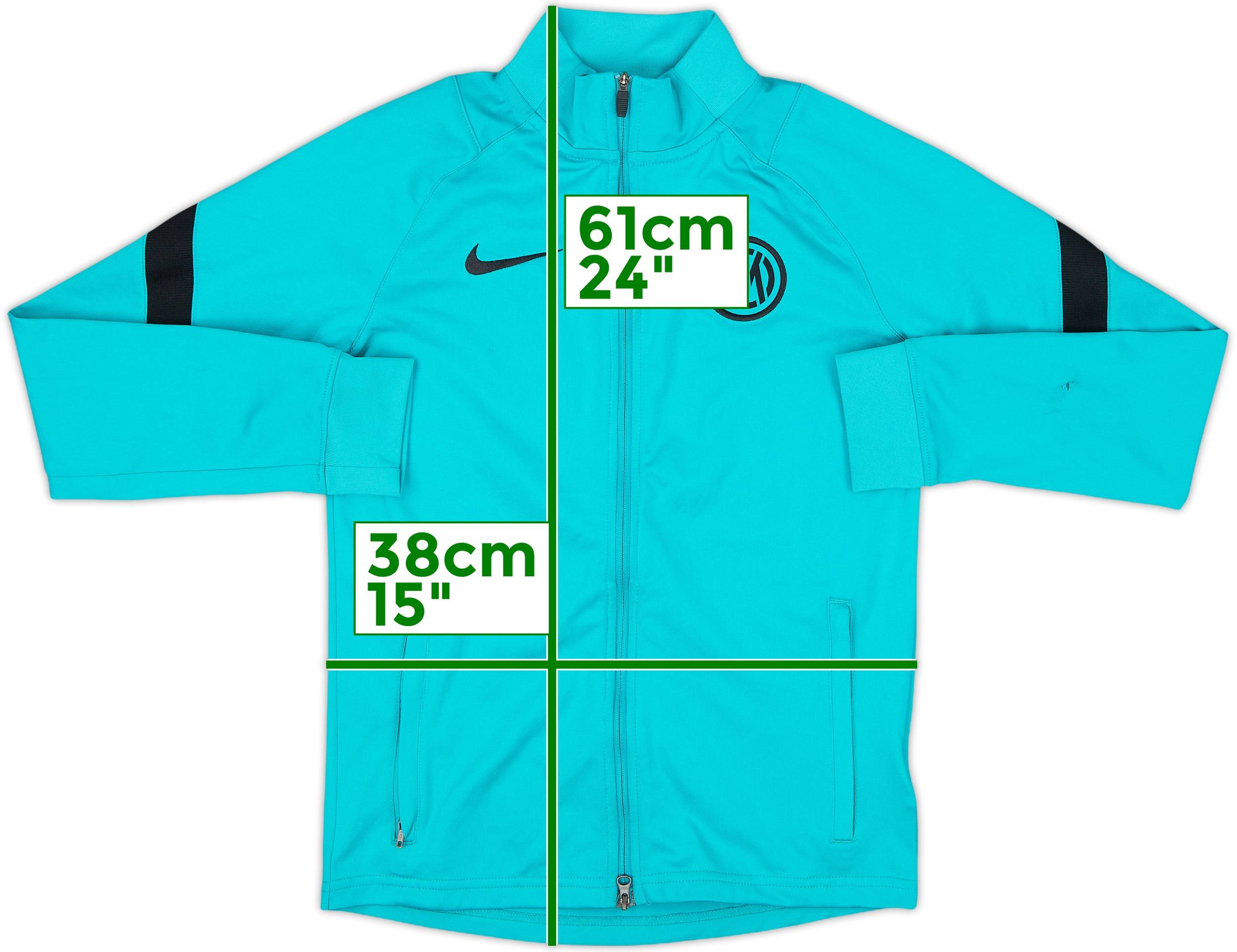 NIKE セリエA FC INTER Track Jacket Kids XS 2007-08 Inter Milan Nike Track Jacket - 8/10 - (S.Boys)