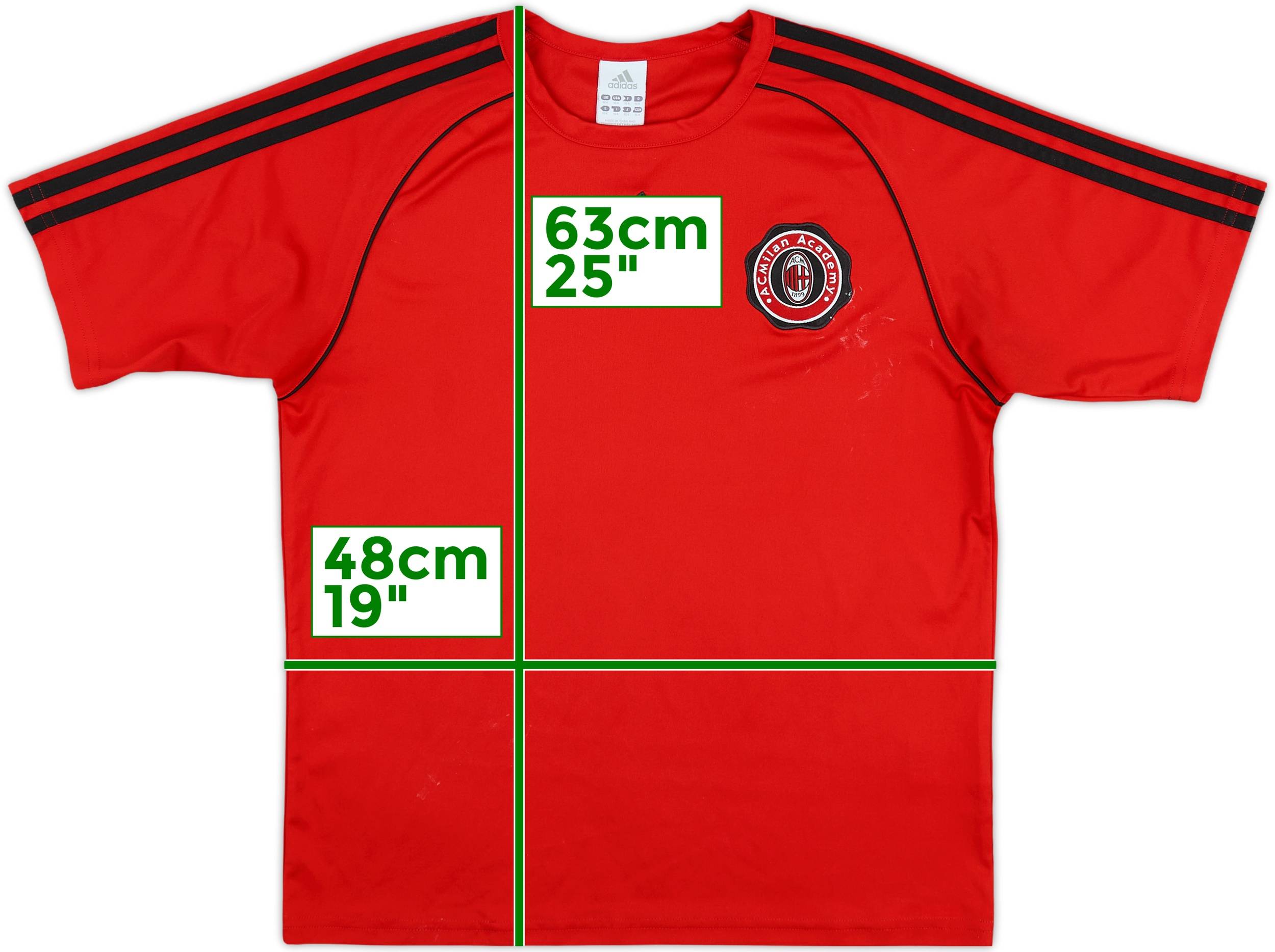 adidas AC MILAN tシャツ 2006-07 AC Milan Academy adidas Training Shirt - 6/10 - (XL