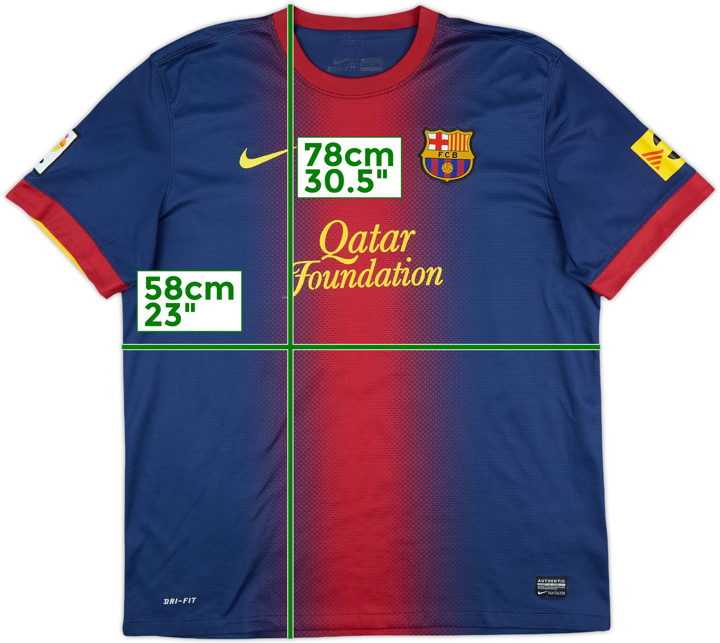 2012-13 Barcelona Home Shirt Messi #10 - 5/10 - (L.Boys)