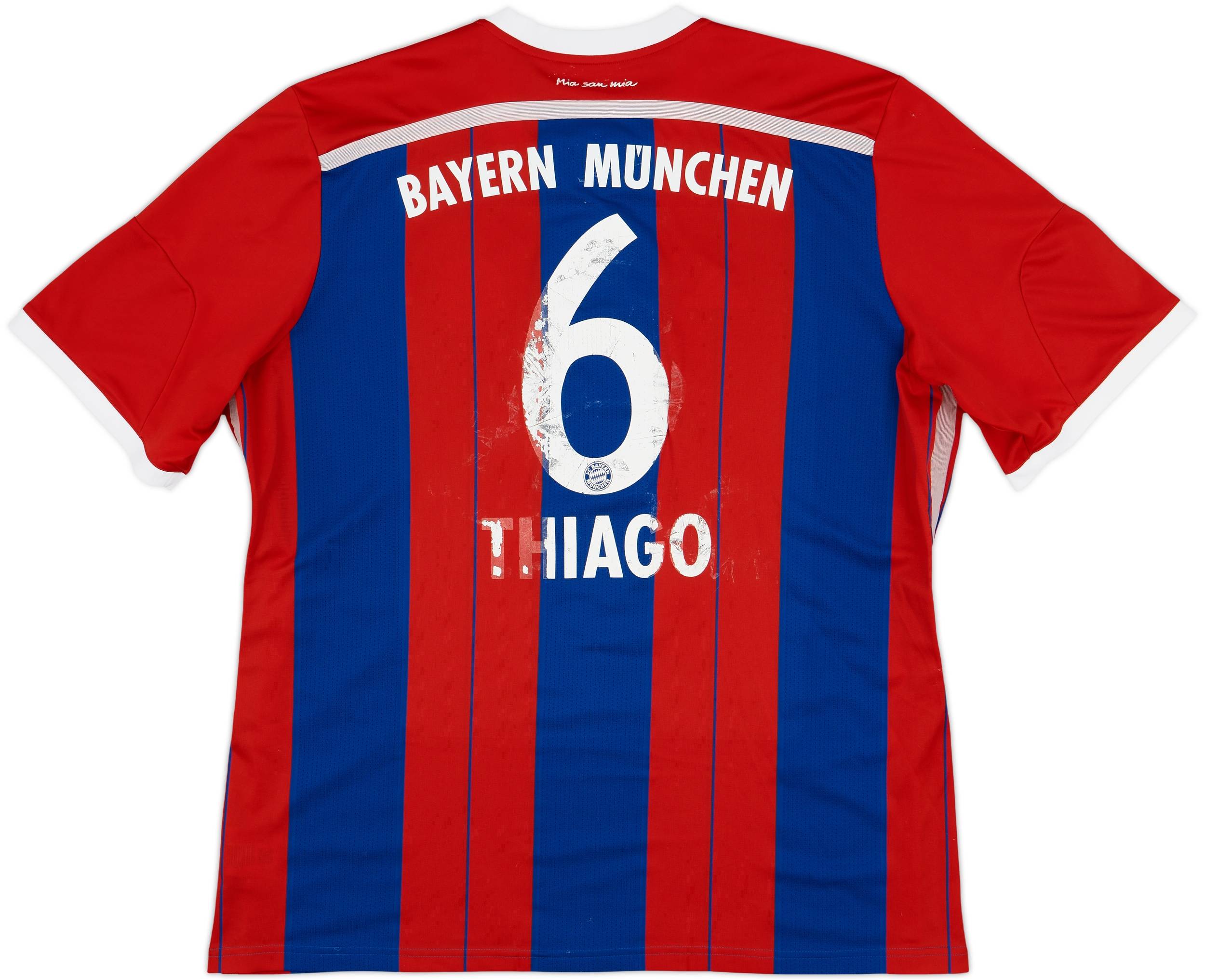 2014-15 Bayern Munich Home Shirt Thiago #6 - 4/10 - (XXL)
