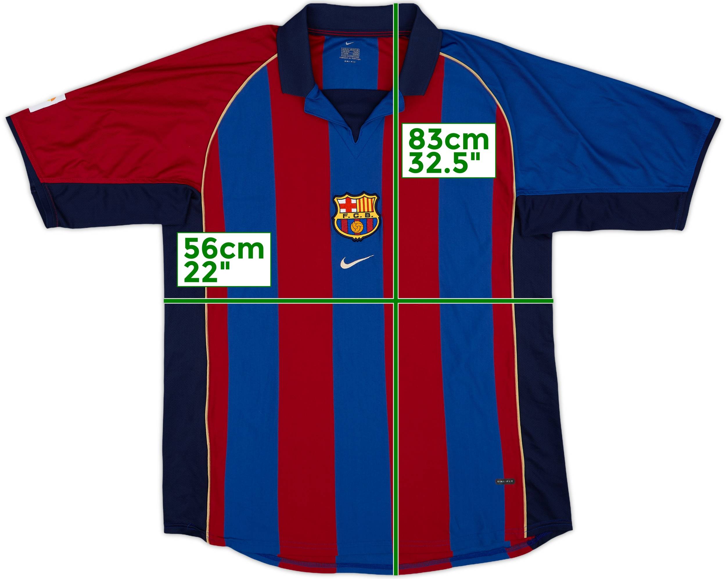 史上一番安い Xavi Shirt Home Barcelona 2001-02 #6 (XL) - 9/10 - ウェア