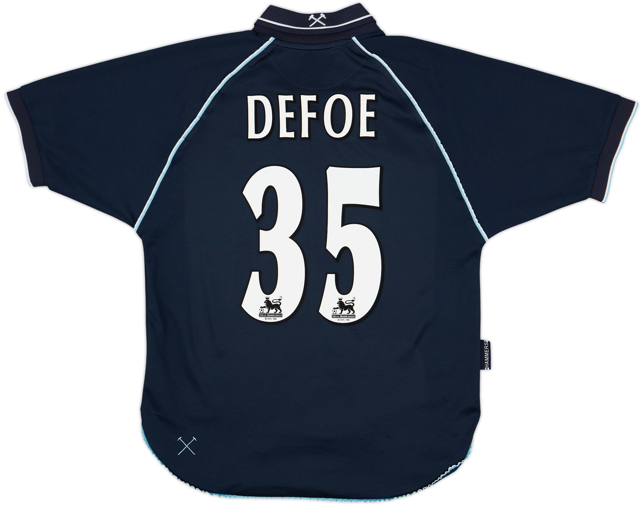 【中古】 Ham West 1999-01 Third (L) - 8/10 - #35 Defoe Shirt ウェア