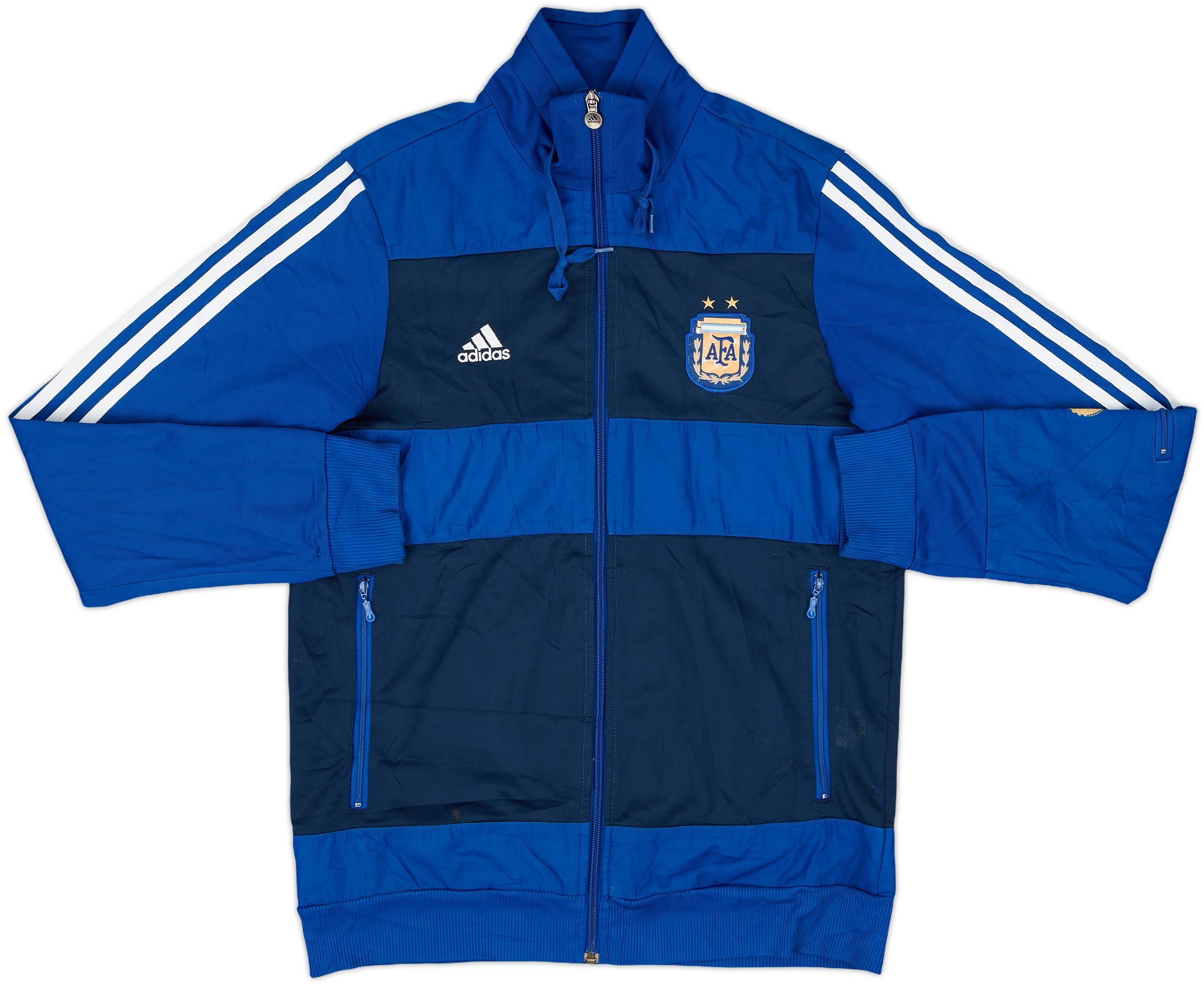 Adidas Argentina Track Jacket Black Full Zip Soccer Football