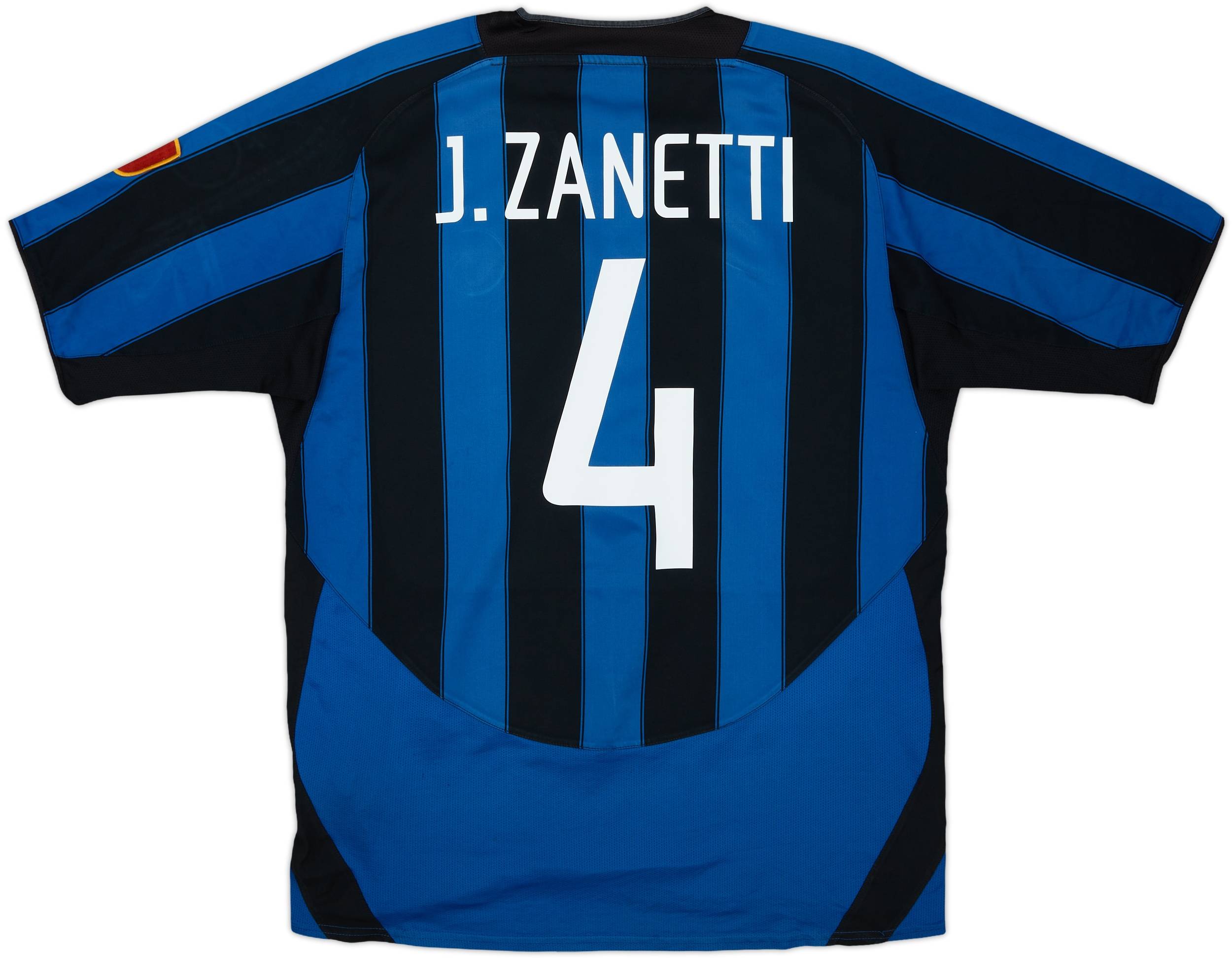 【同梱不可】 2003-04 (XL) - 5/10 - #4 J.Zanetti Shirt Home Milan Inter ウェア
