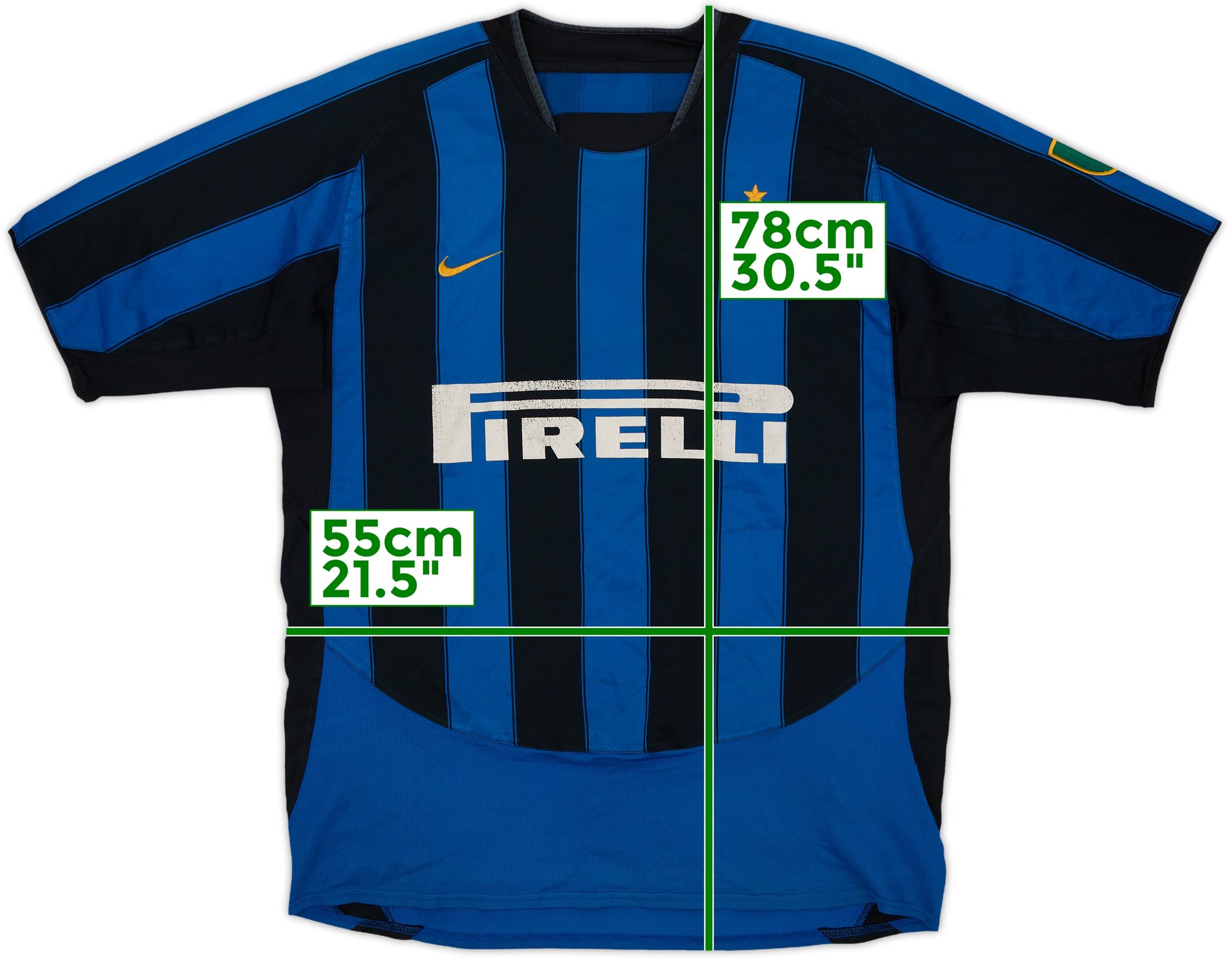 2003-04 Inter Milan Home L/S Shirt - 4/10 - (L)