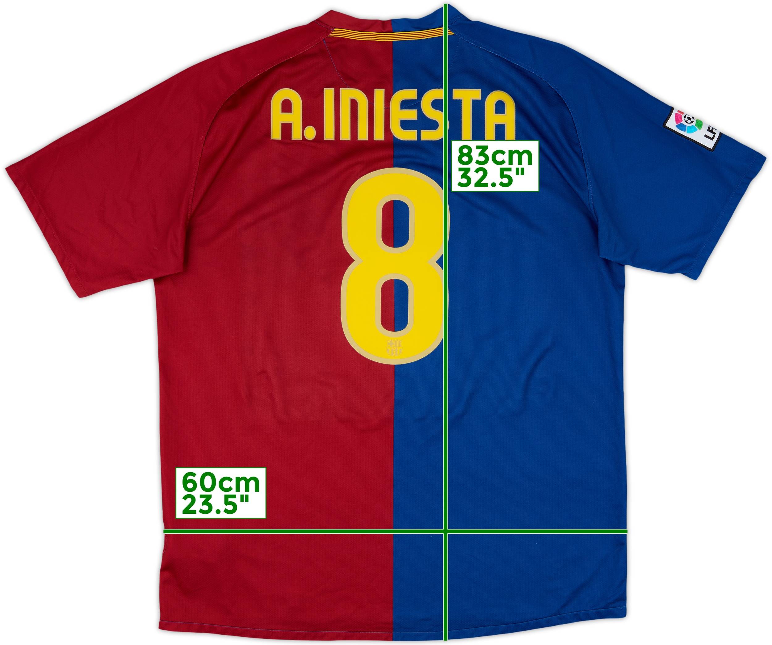 FC Barcelona A. INIESTA 8番シャツ 2017-18 Barcelona Third Shirt A.Iniesta #8 - 6/10 - (S)
