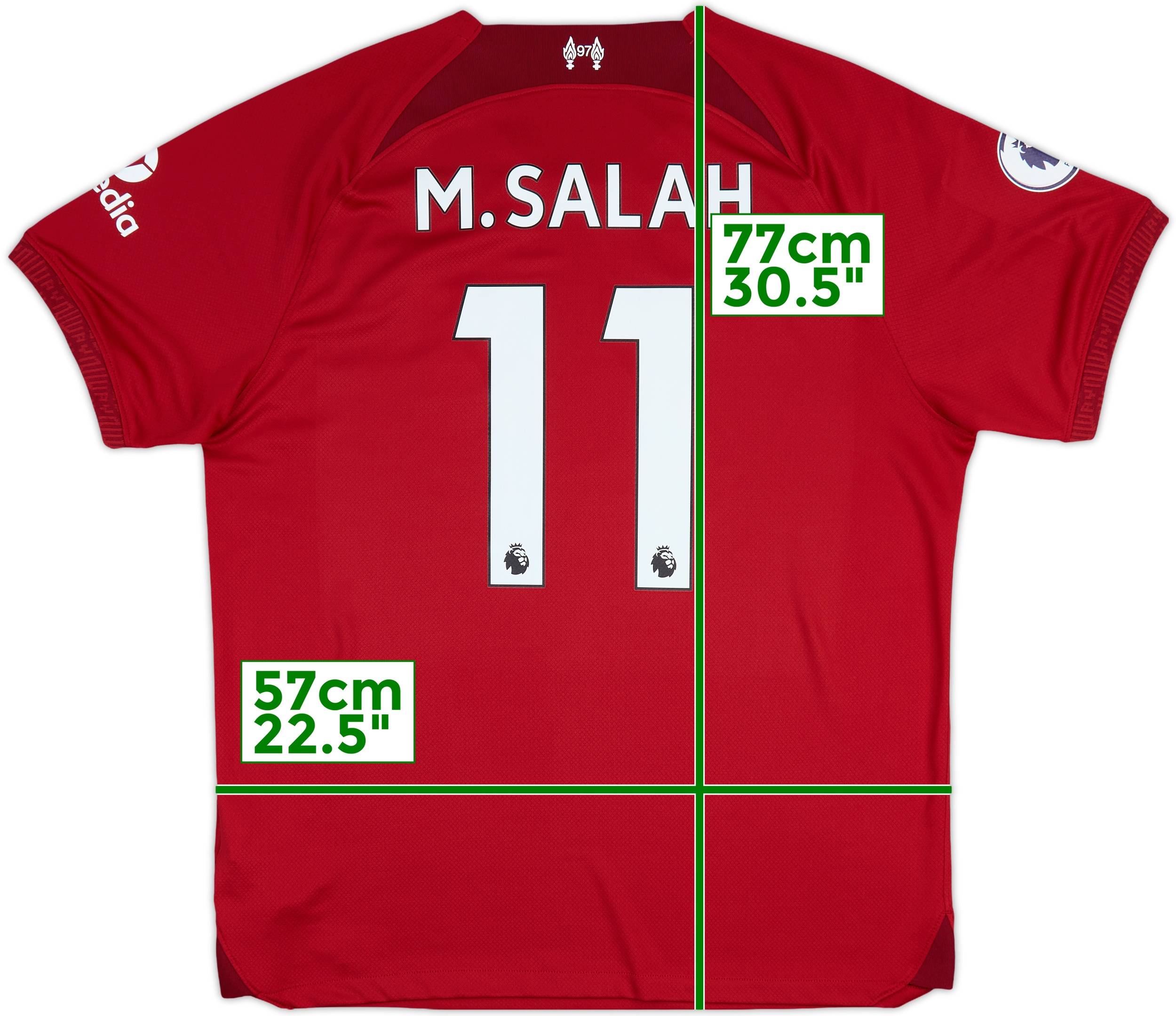 2022-23 Liverpool Home Shirt M.Salah #11 - 10/10 - (L)