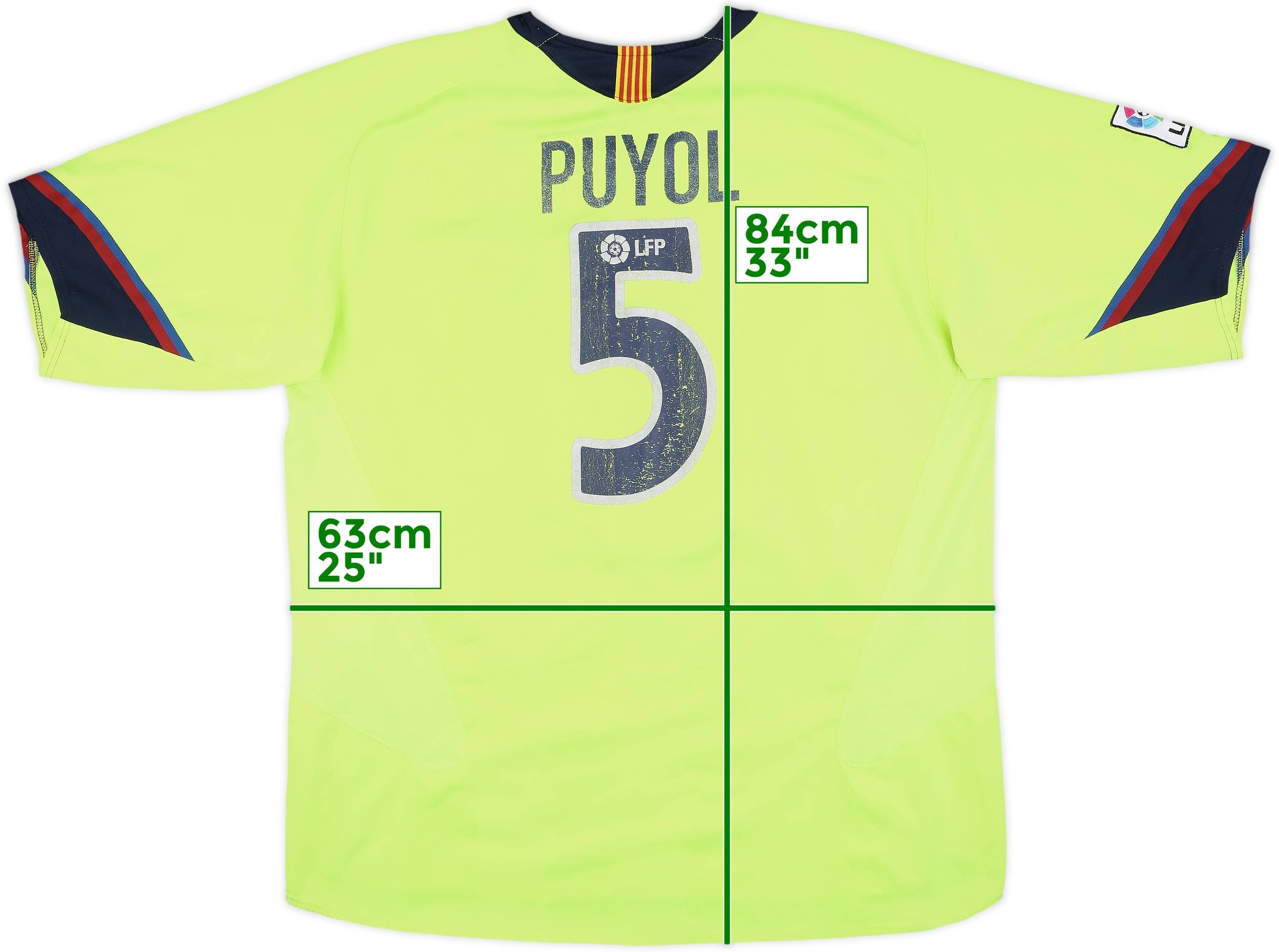 Nike FC Barcelona PUYOL 5 Football Jersey 03/04 Size M | eBay