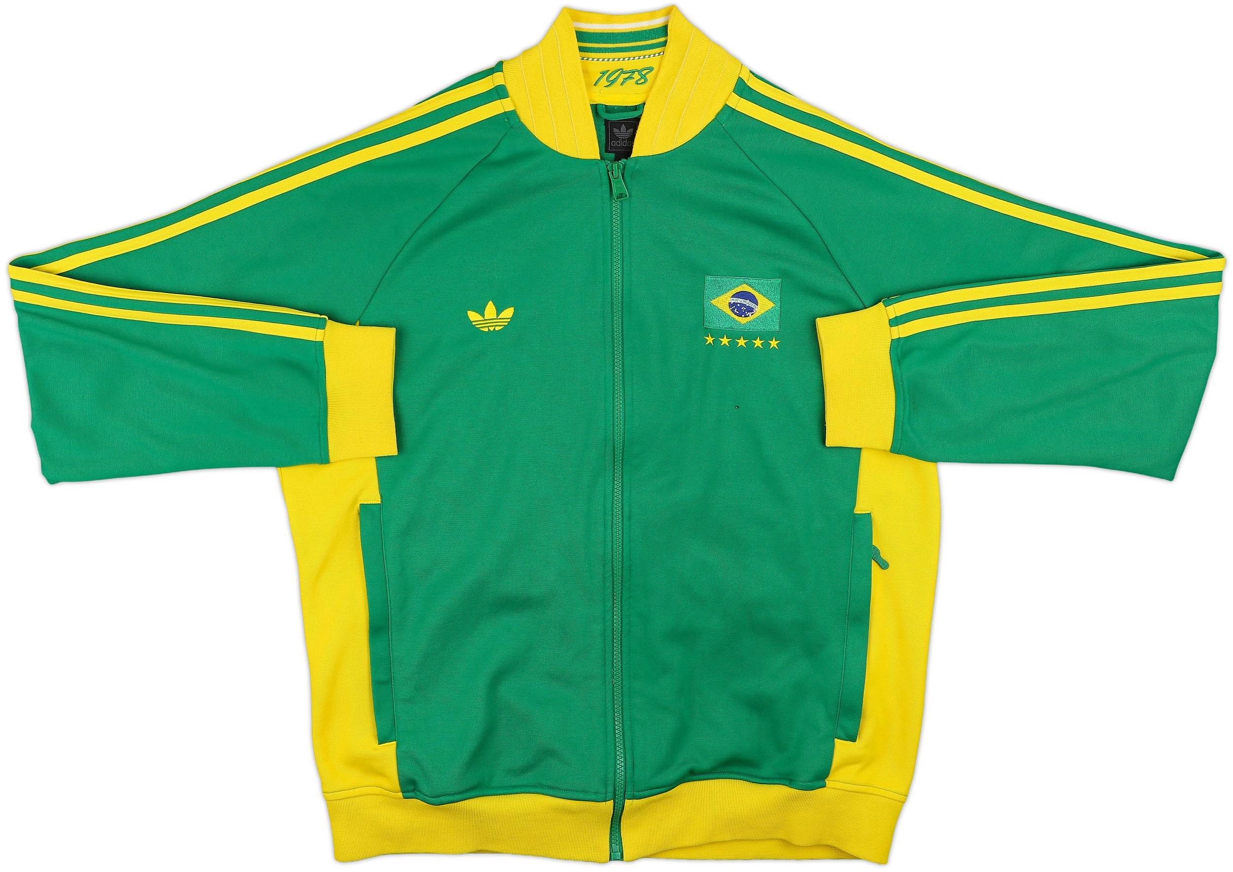 2009-10 Brazil adidas Originals Track Jacket - 6/10 - (L)