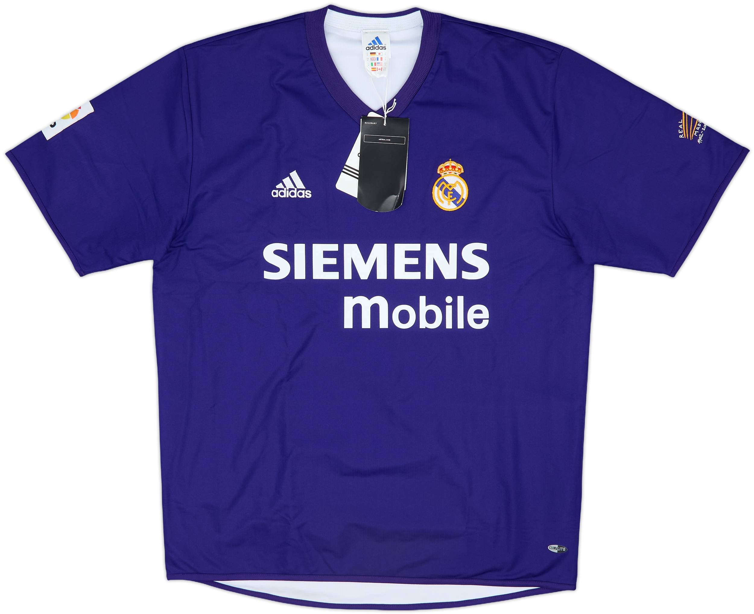 2002-03 Real Madrid Centenary Third Shirt Zidane #5 (M)