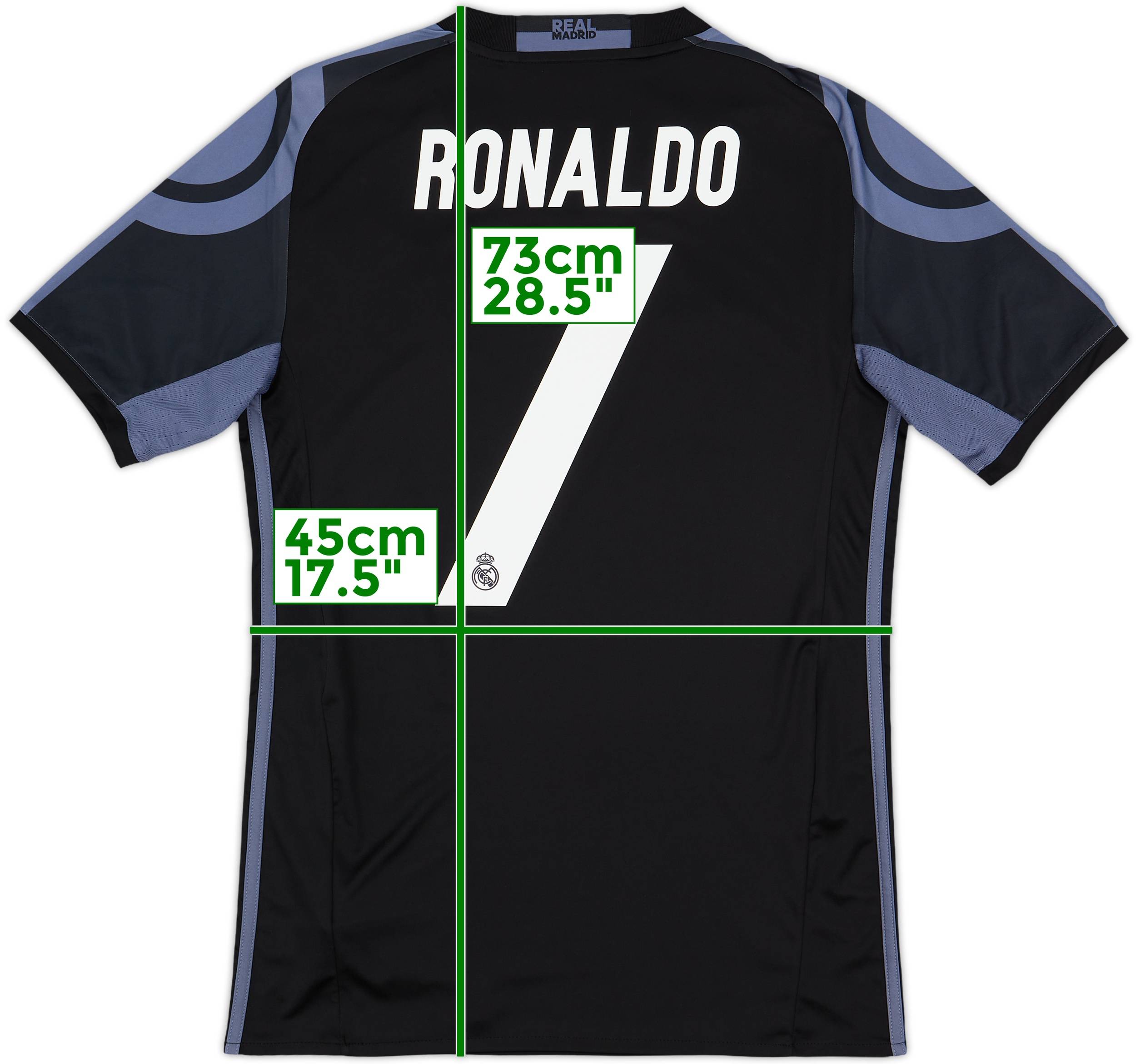 品揃え豊富で Madrid Real 2016-17 Third (S) - 7/10 - #7 Ronaldo Shirt ウェア