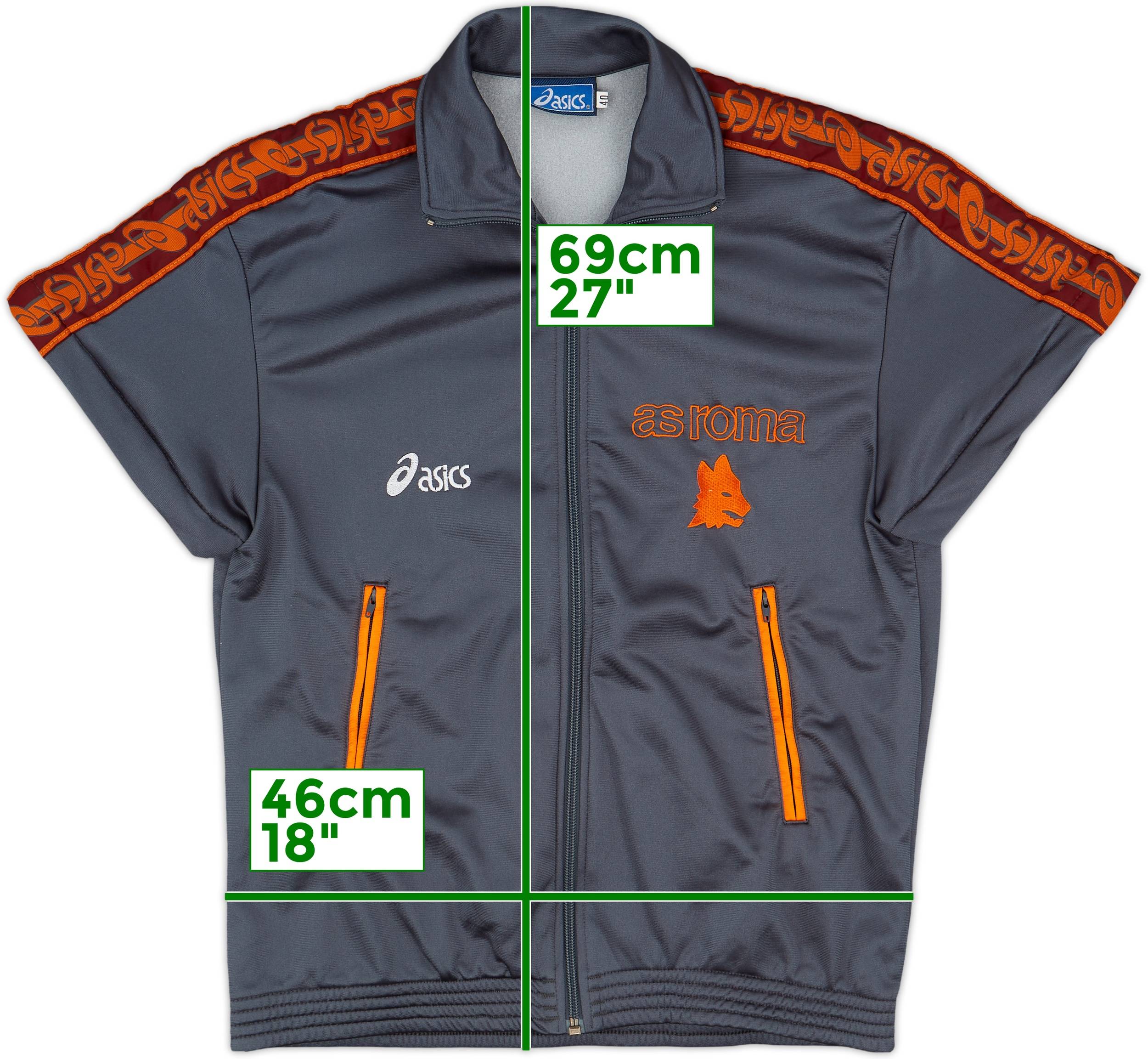 1995-96 Roma Asics S/S Track Jacket - 6/10 - (M)