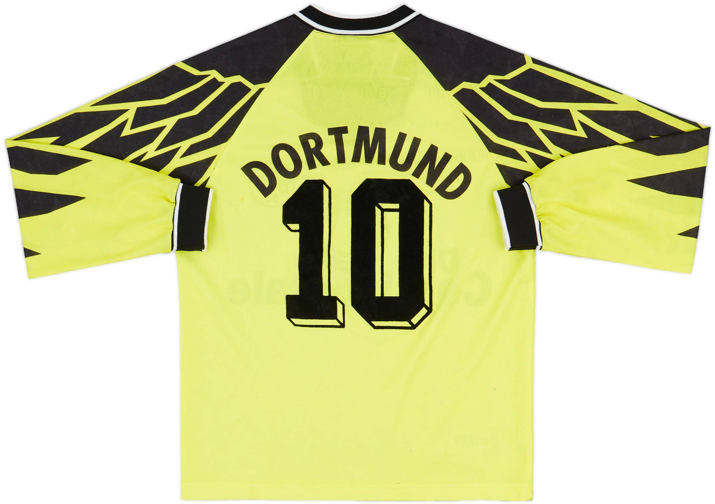 【特別訳あり特価】 - #10 Shirt L/S Home Dortmund Borussia 1994-95 4/10 (XL.Boys) - ウェア