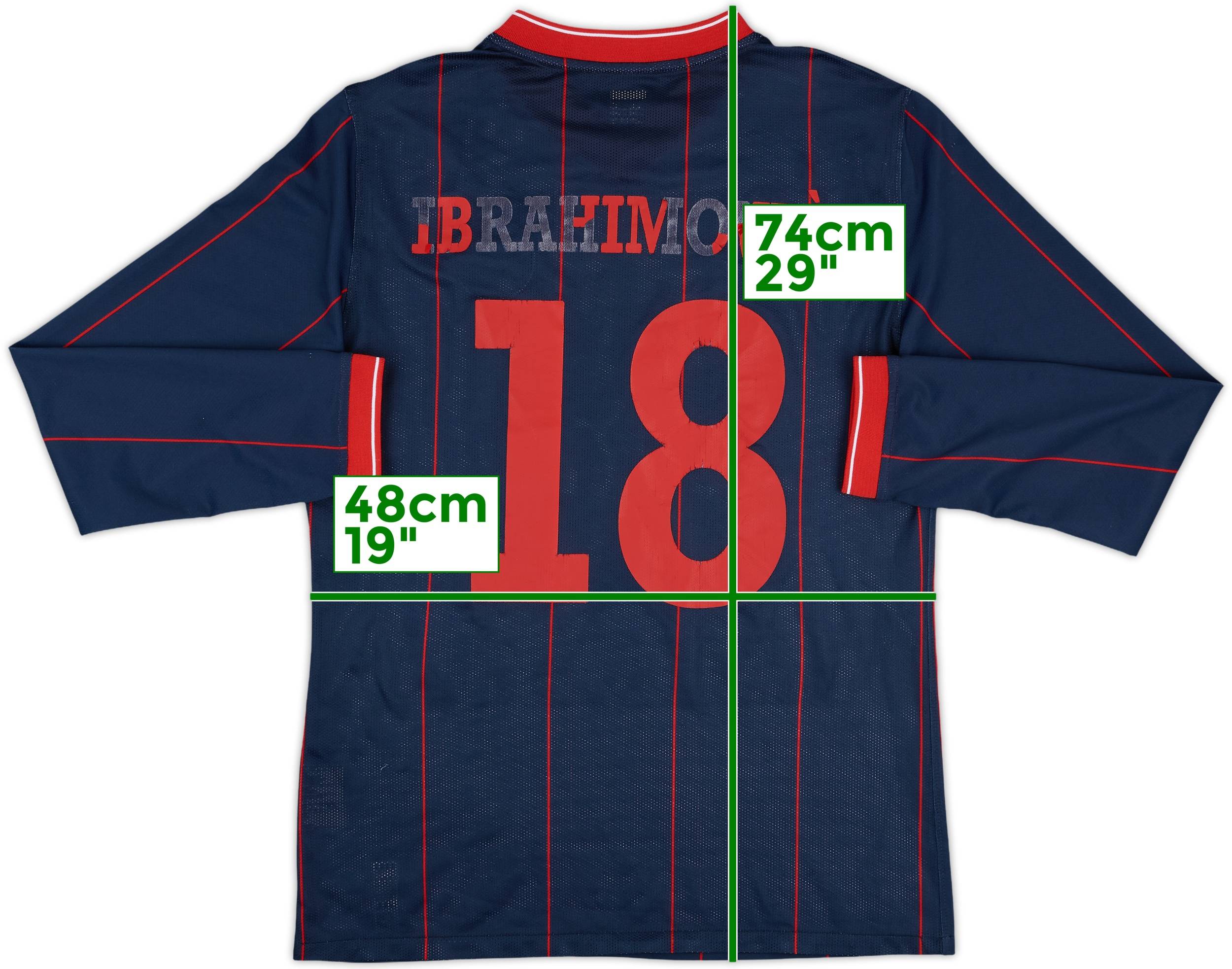 2009-10 Paris Saint-Germain Authentic Home Shirt Ibrahimovic