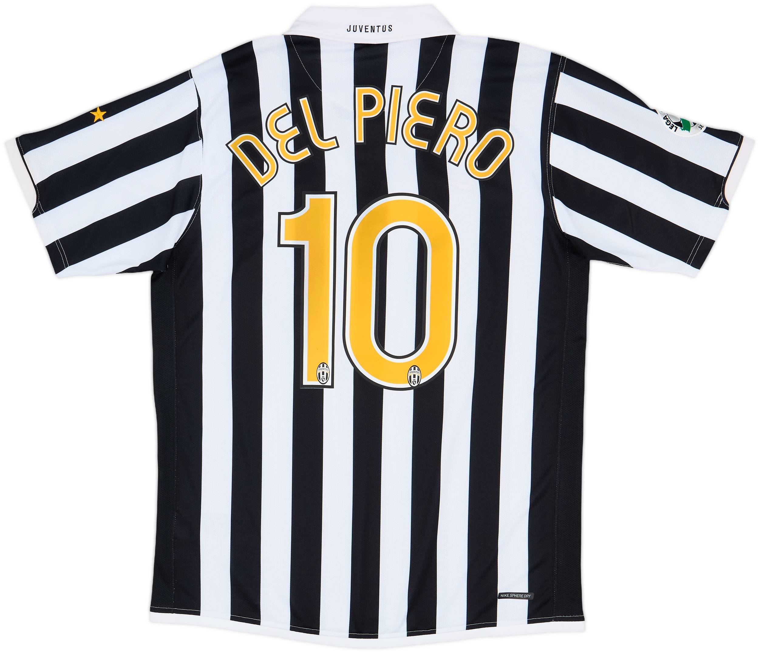 【スーパーセール】 Piero Del Shirt Home Juventus 2006-07 #10 (L) - 10/10 - ウェア
