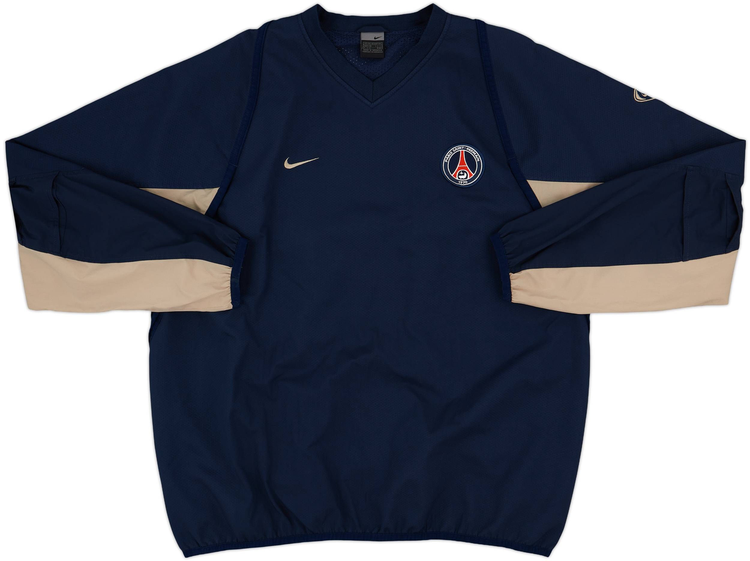 100％本物保証！ 2003-04 Paris (XXL) - 9/10 - Top Sweat Nike Saint-Germain トップス