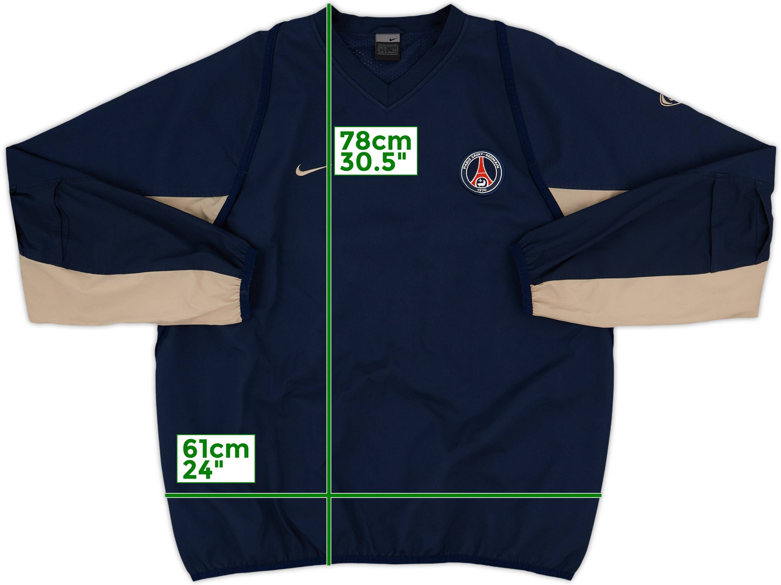 2020-21 Paris Saint-Germain Player Issue Vaporknit 1/4 Zip
