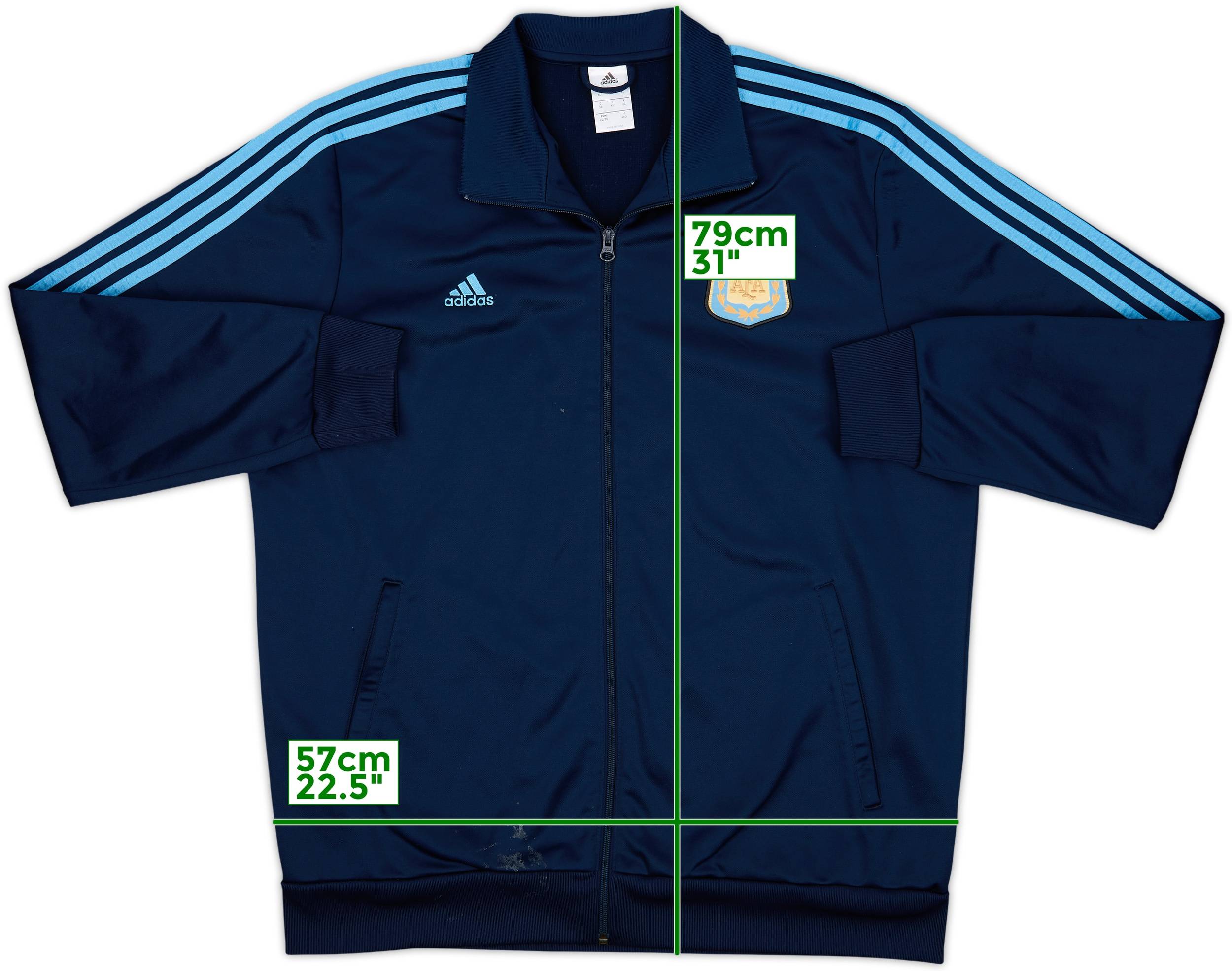 ファッション通販 安い Argentina 2013-14 adidas (XL) - 6/10 - Jacket Track ウェア