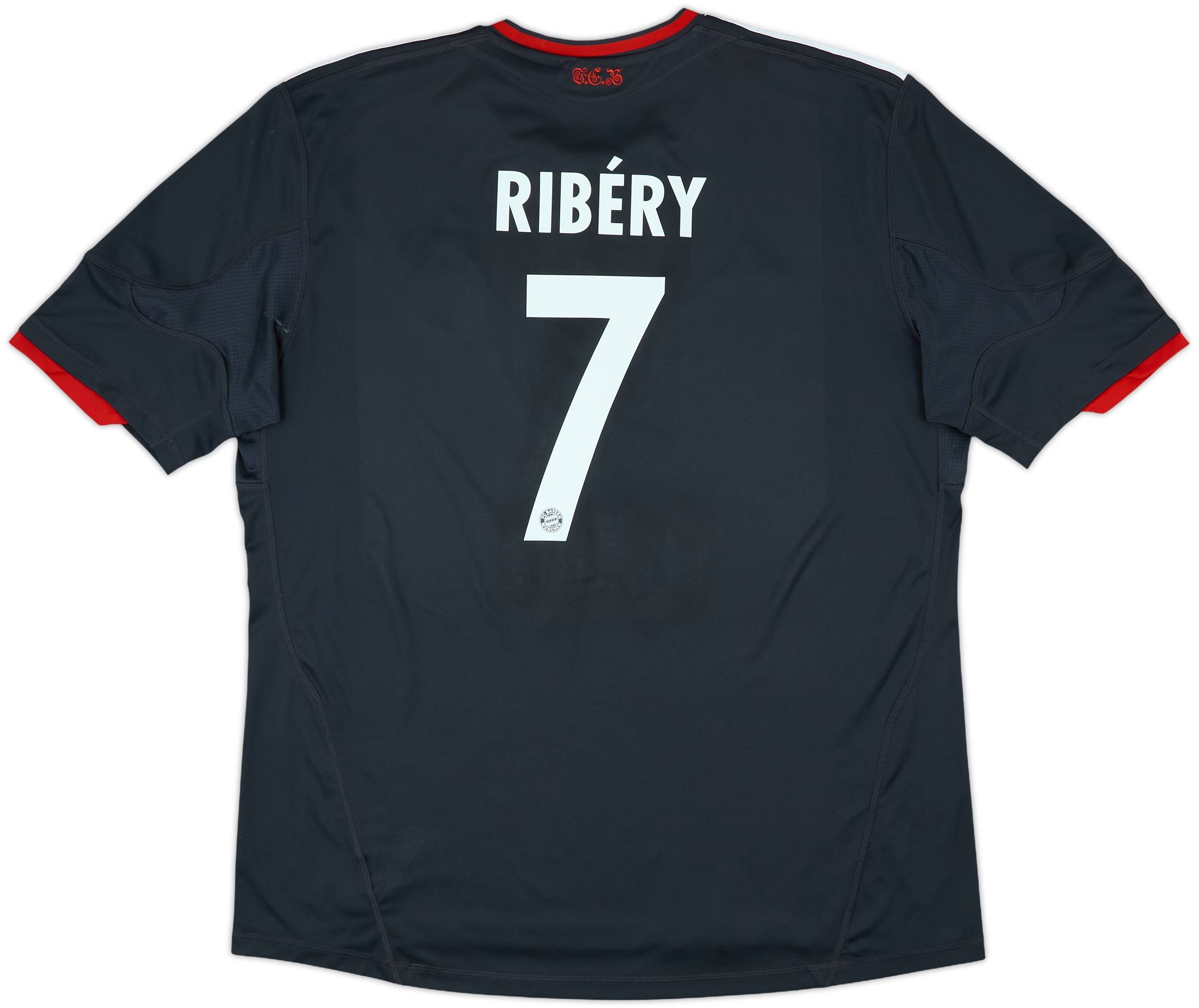 2010-11 Bayern Munich Third Shirt Ribery #7 - 7/10 - (XXL)
