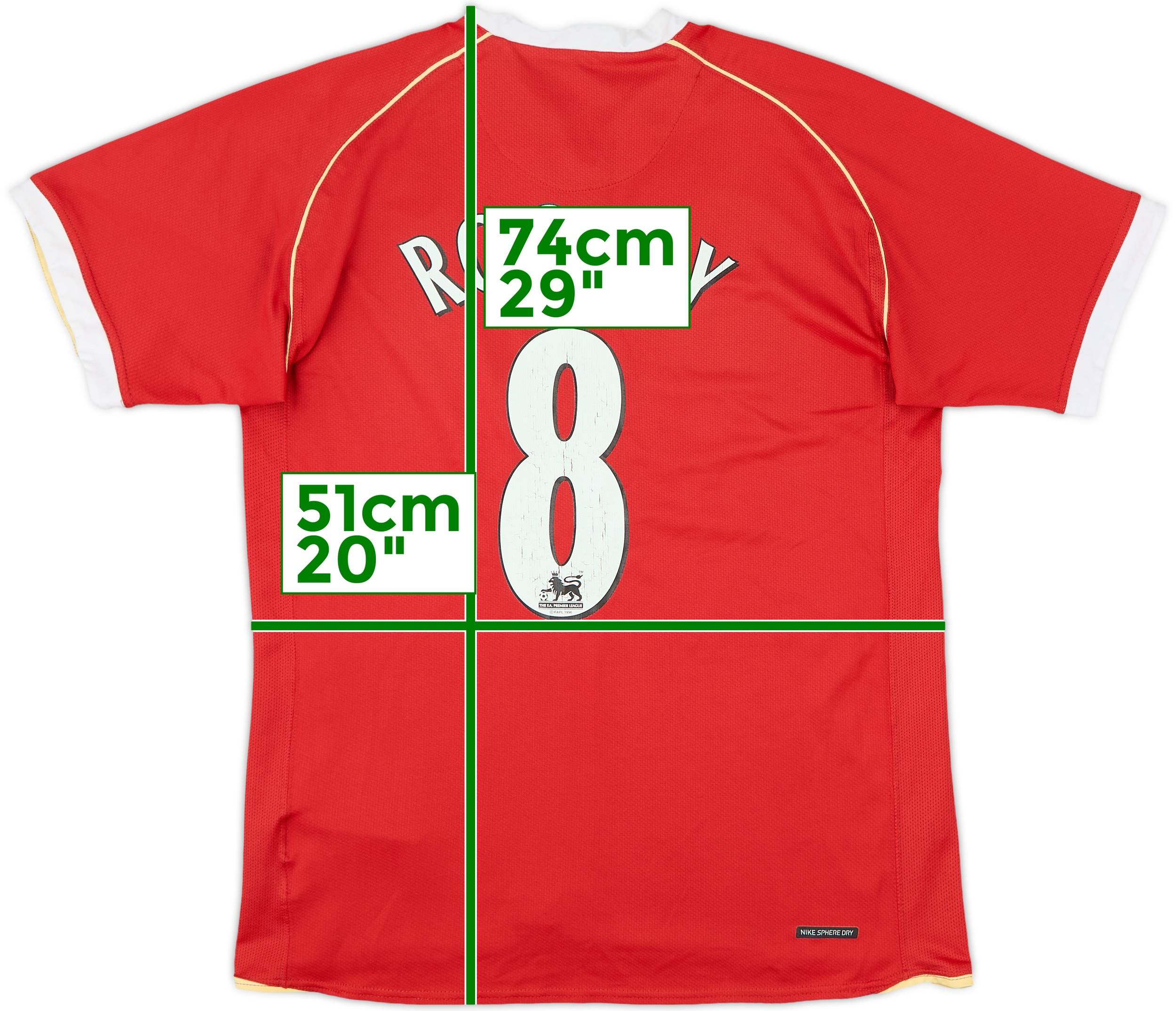 堺*秀様 Nike Manchester United ルーニー10 L 2007-08 Manchester United Nike Training Shirt - 7/10 - (S)