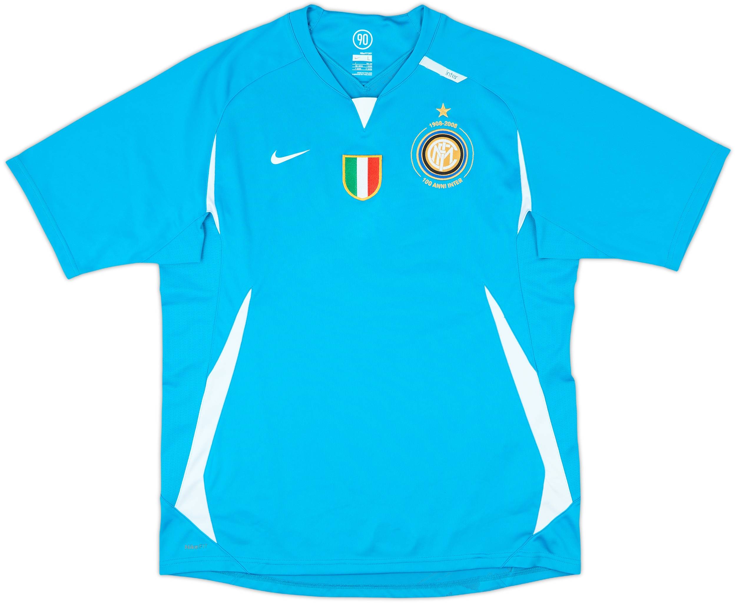 2007-08 Inter Milan Nike Training Shirt - 9/10 - (L)