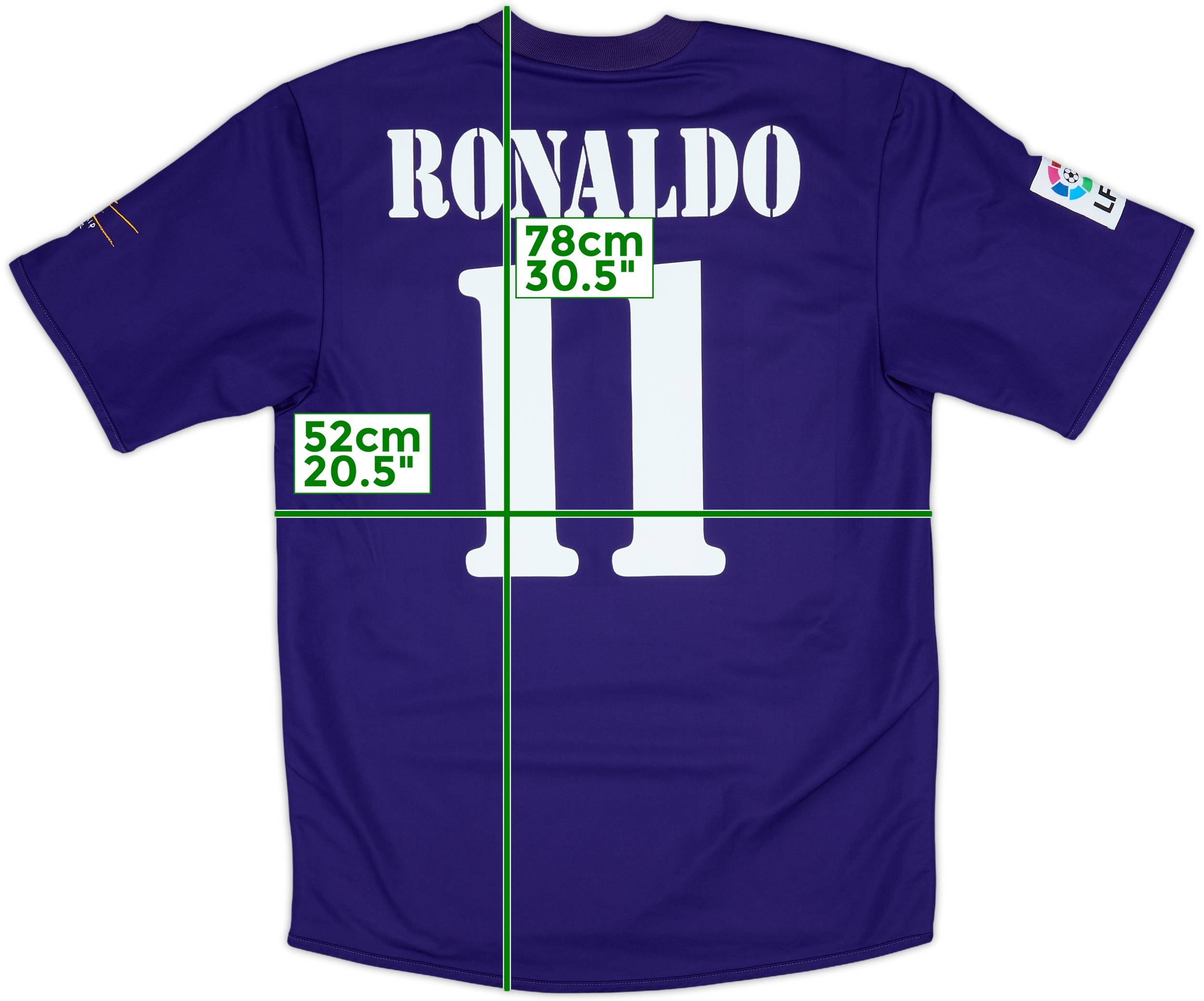ウェア Real Madrid 2001 Real Madrid Third Shirt Ronaldo #11 - 8/10 - (M)