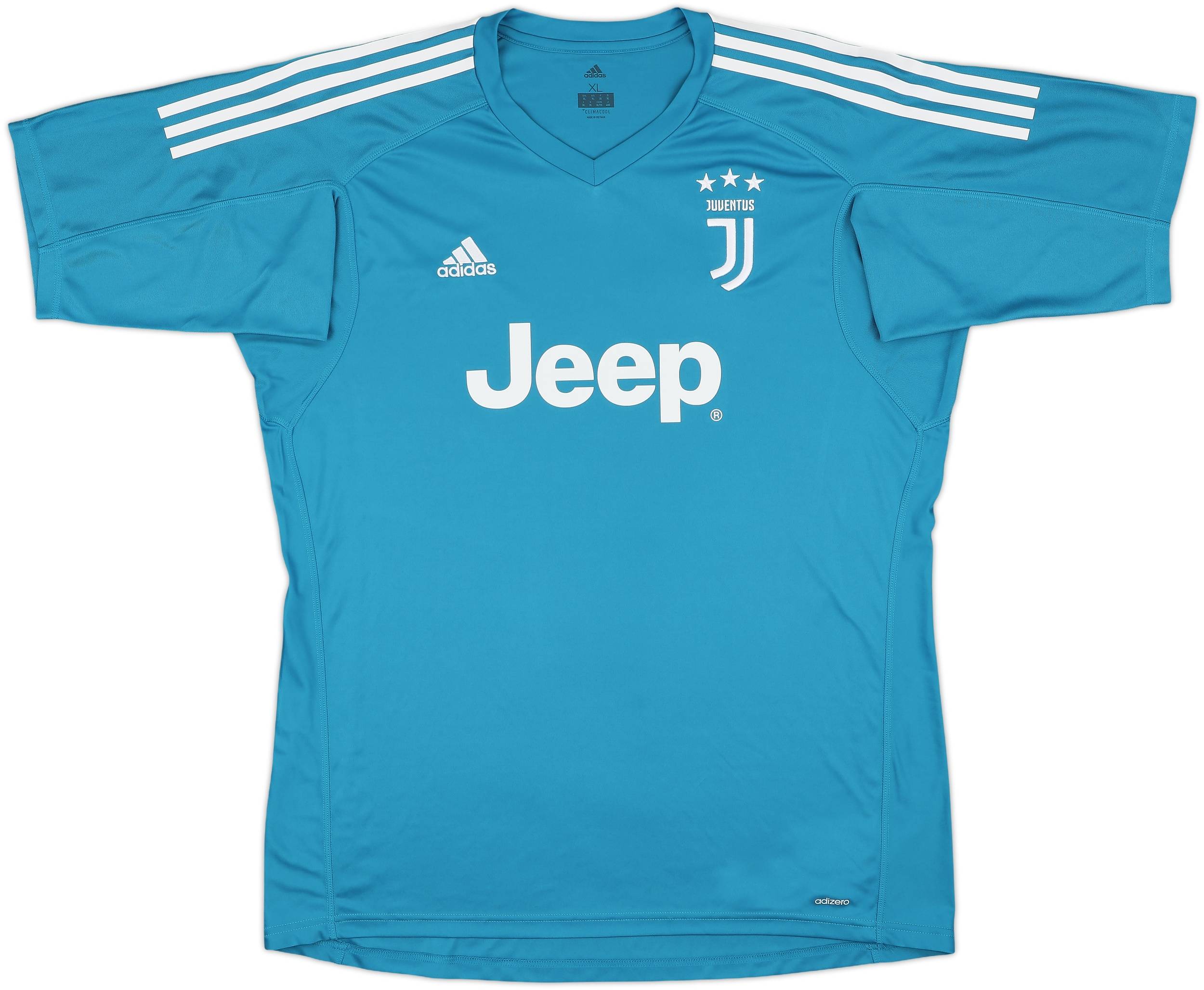 2017-18 Juventus GK S/S Shirt Buffon #1 - 9/10 - (XL)
