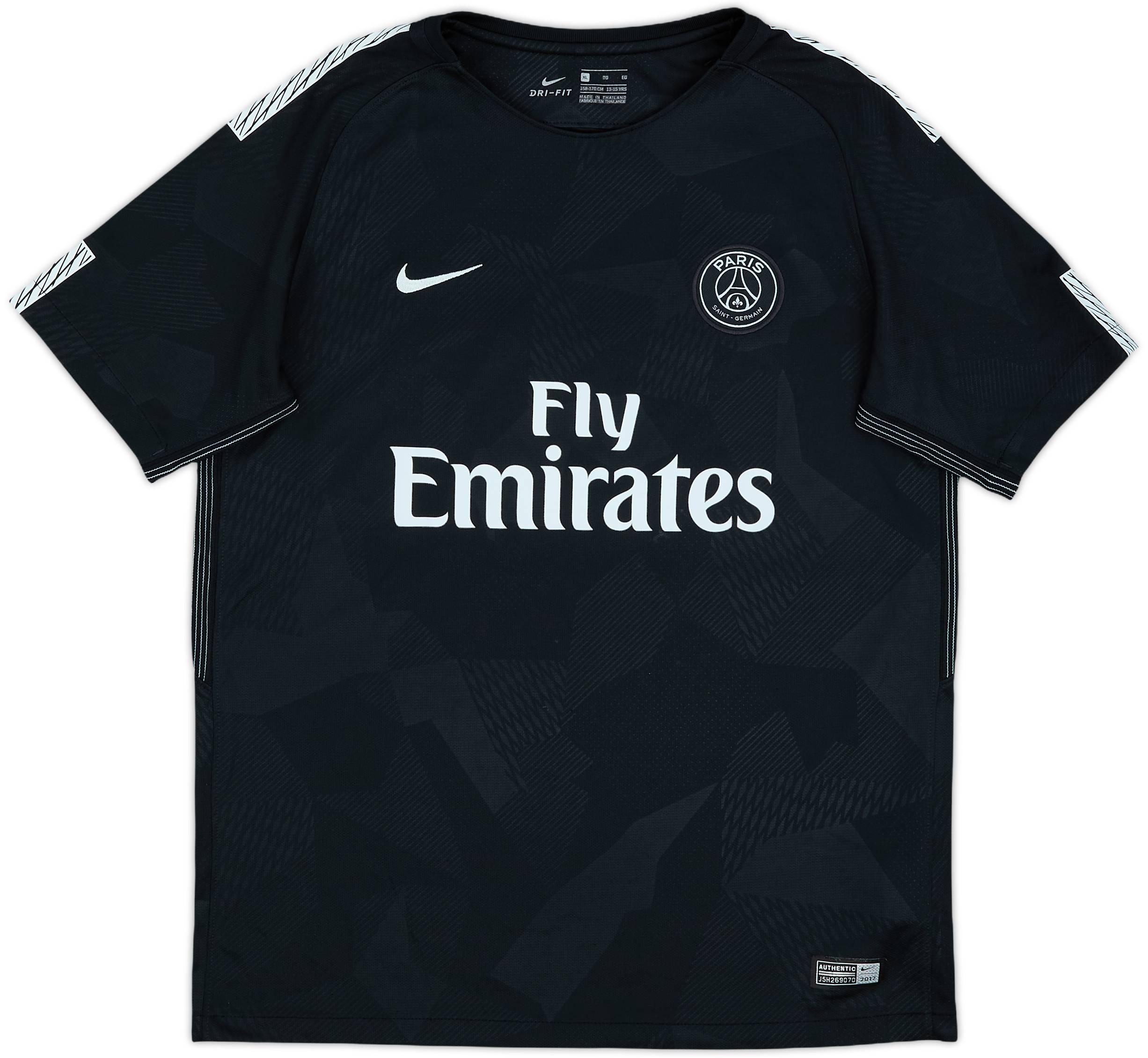 2017-18 Paris Saint-Germain Third Shirt - 9/10 - (XL.Boys)