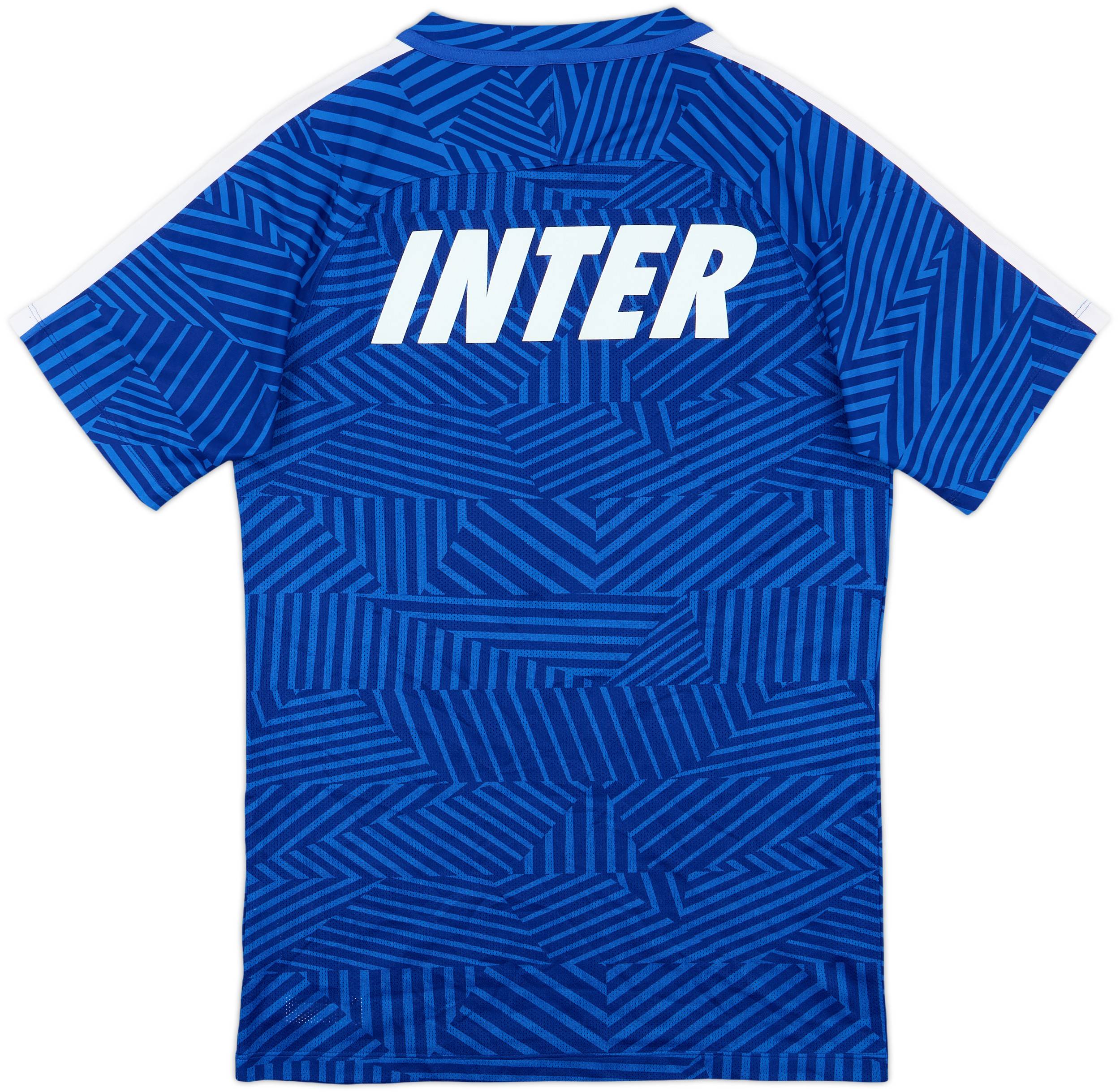 Nike Inter Milan シャツ 青/黒 ストライプ Inter Milan Nike Long Sleeve Jersey – Blue & Black Striped
