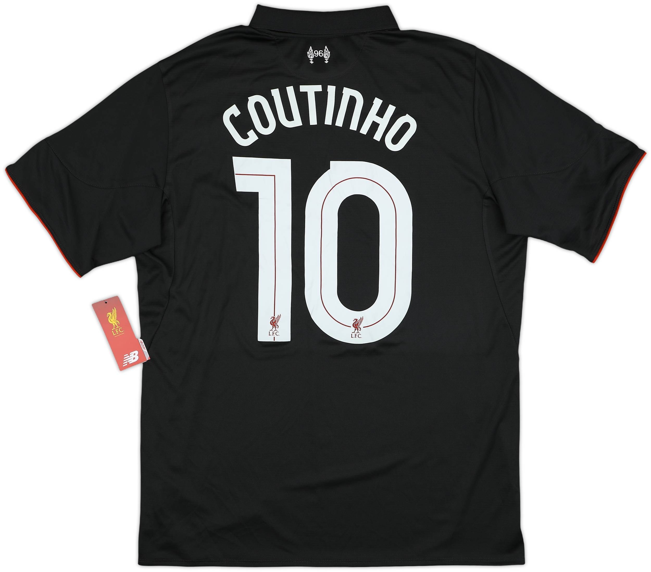 Liverpool リバプールCOUTINHO 10 L 正規品 2015-16 Liverpool Third Shirt Coutinho #10 (L)