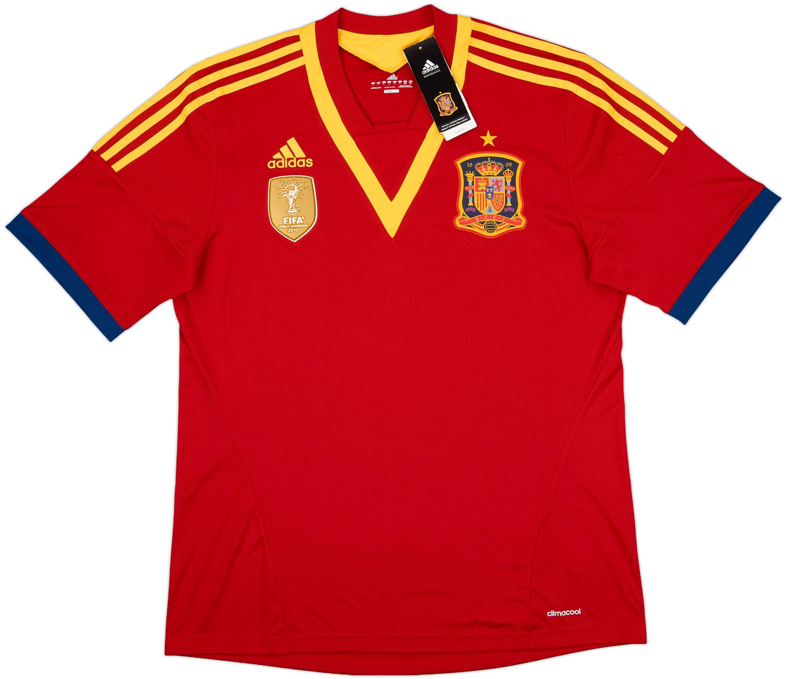 安価 Spain 2013 Confederation (L) Shirt Home Cup ウェア