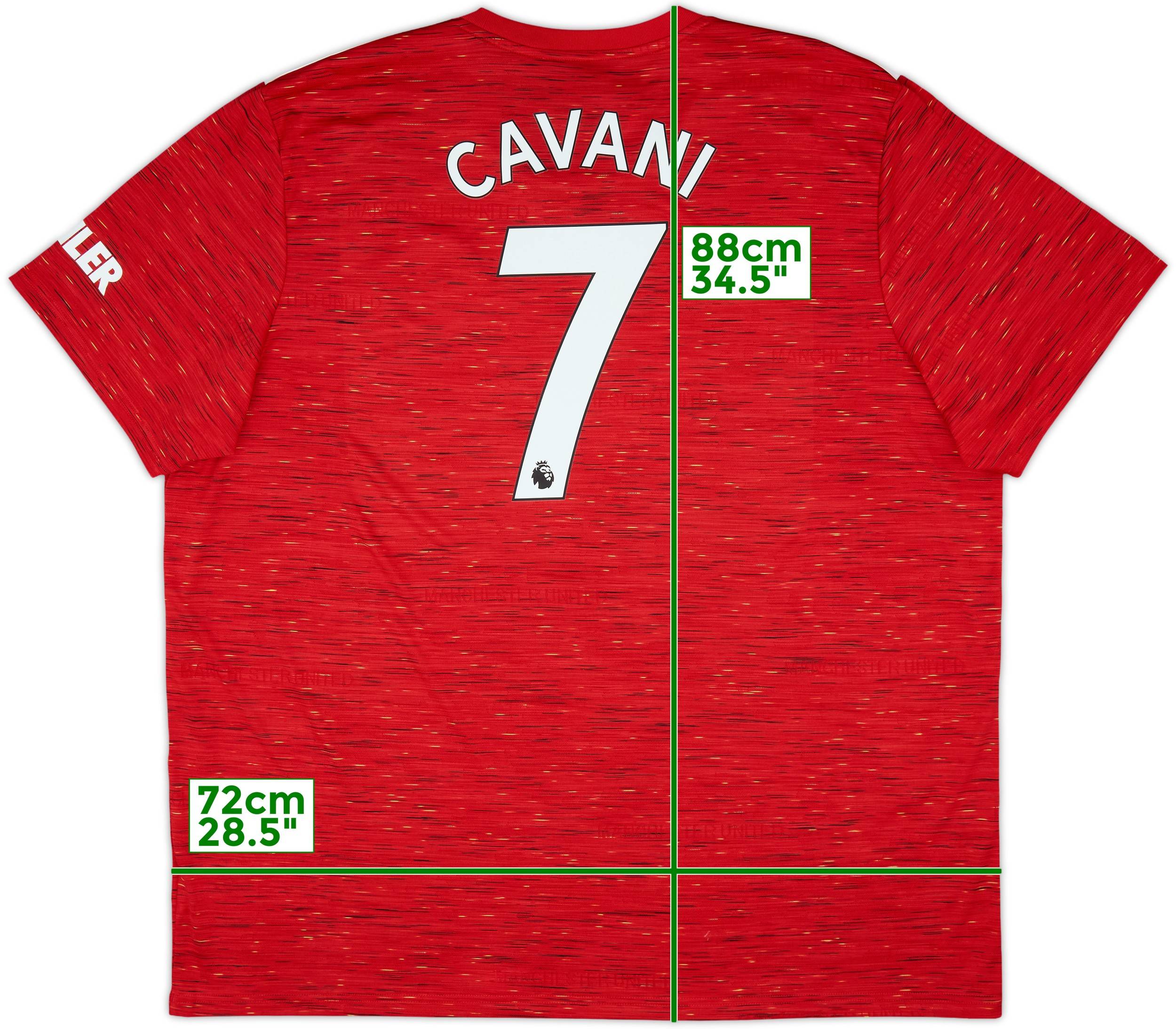 2020-21 Manchester United Home Shirt Cavani #7 (3XL)