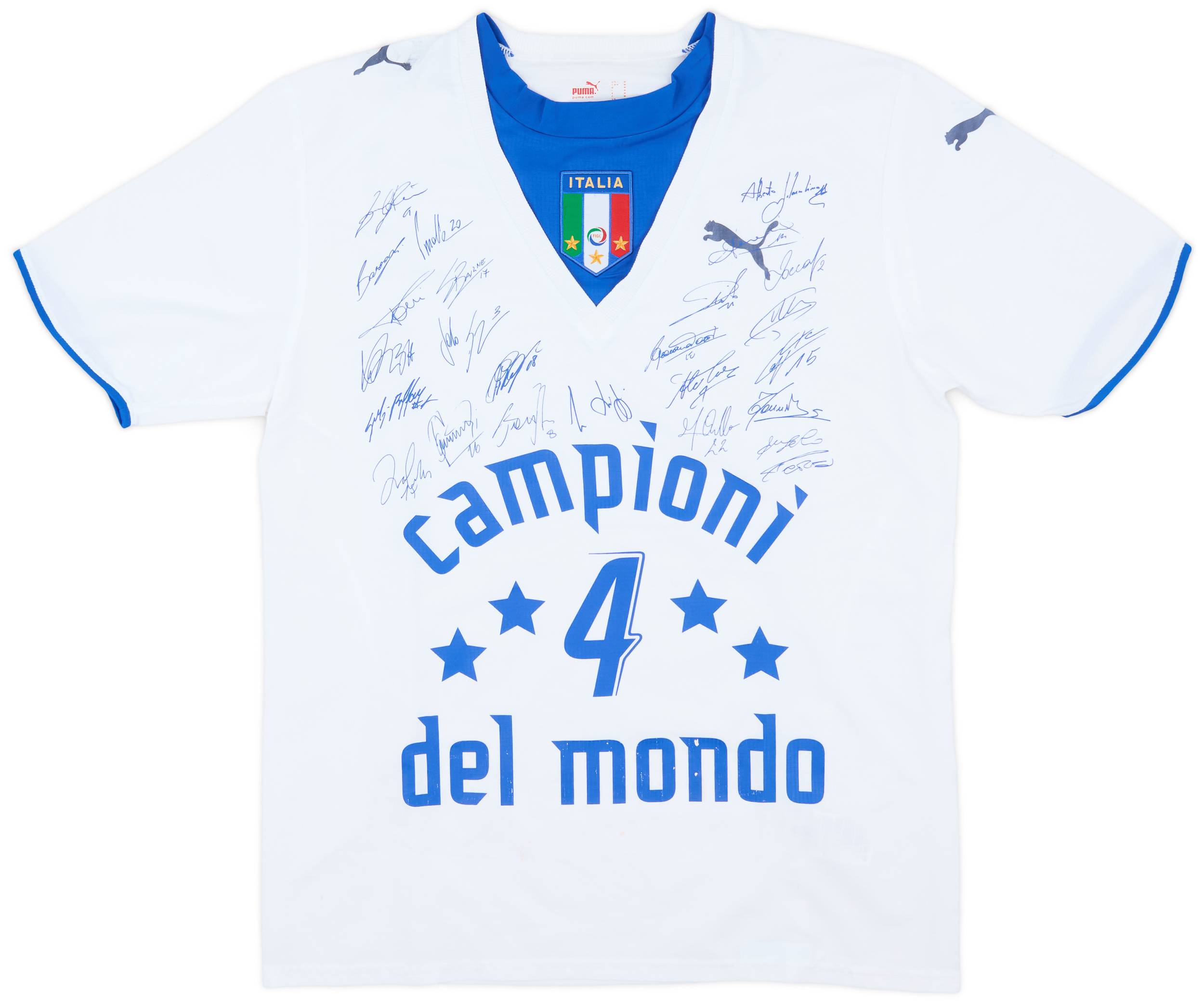 2006 Italy 'Campioni Del Mondo' Away Shirt - 6/10 - (M)