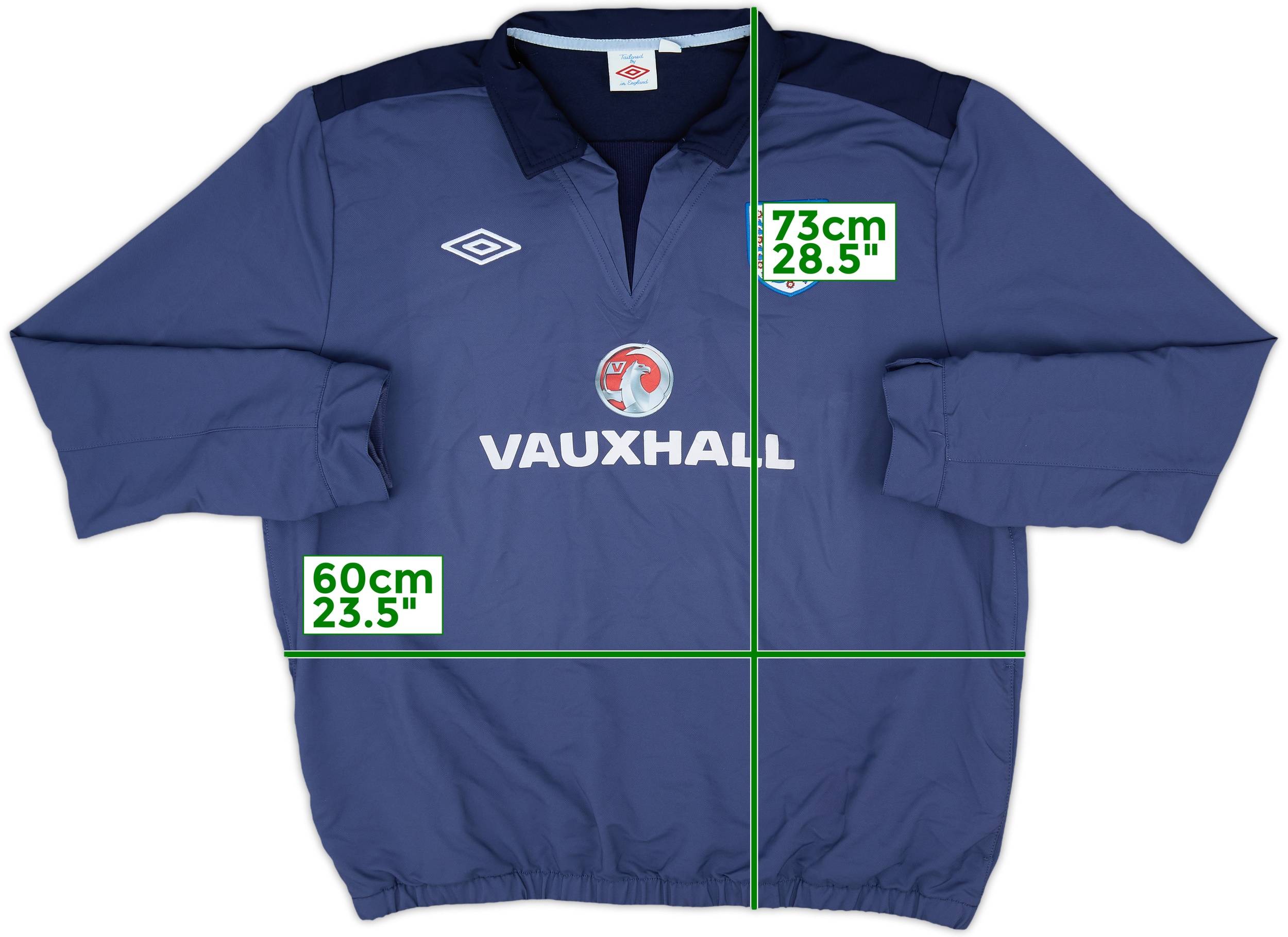2010-11 England Umbro Drill Top - 8/10 - (XXL)