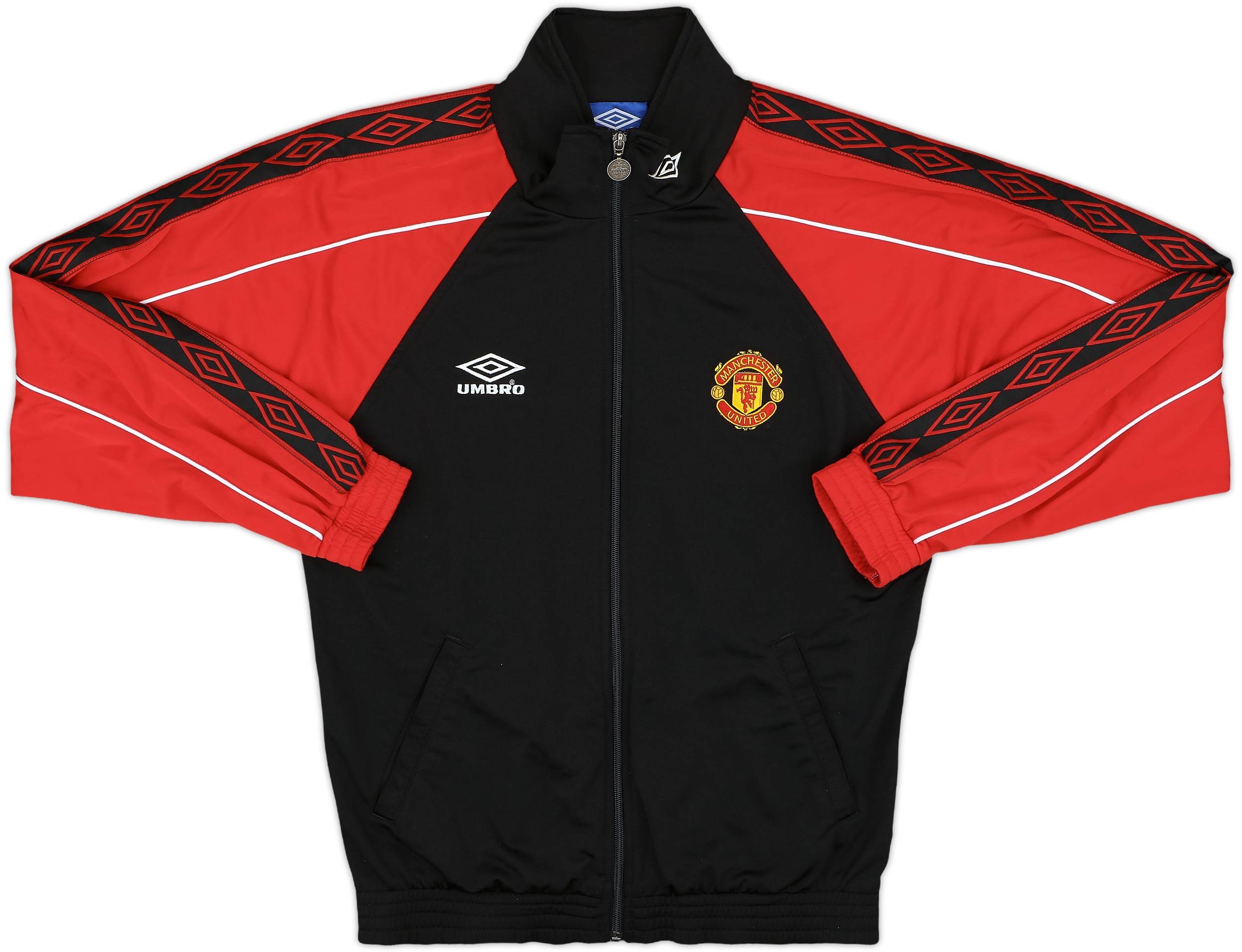 ウェア 96-98 Manchester United Vintage Uniform 1998-00 Manchester United Umbro Track Jacket - 8/10 - (M)