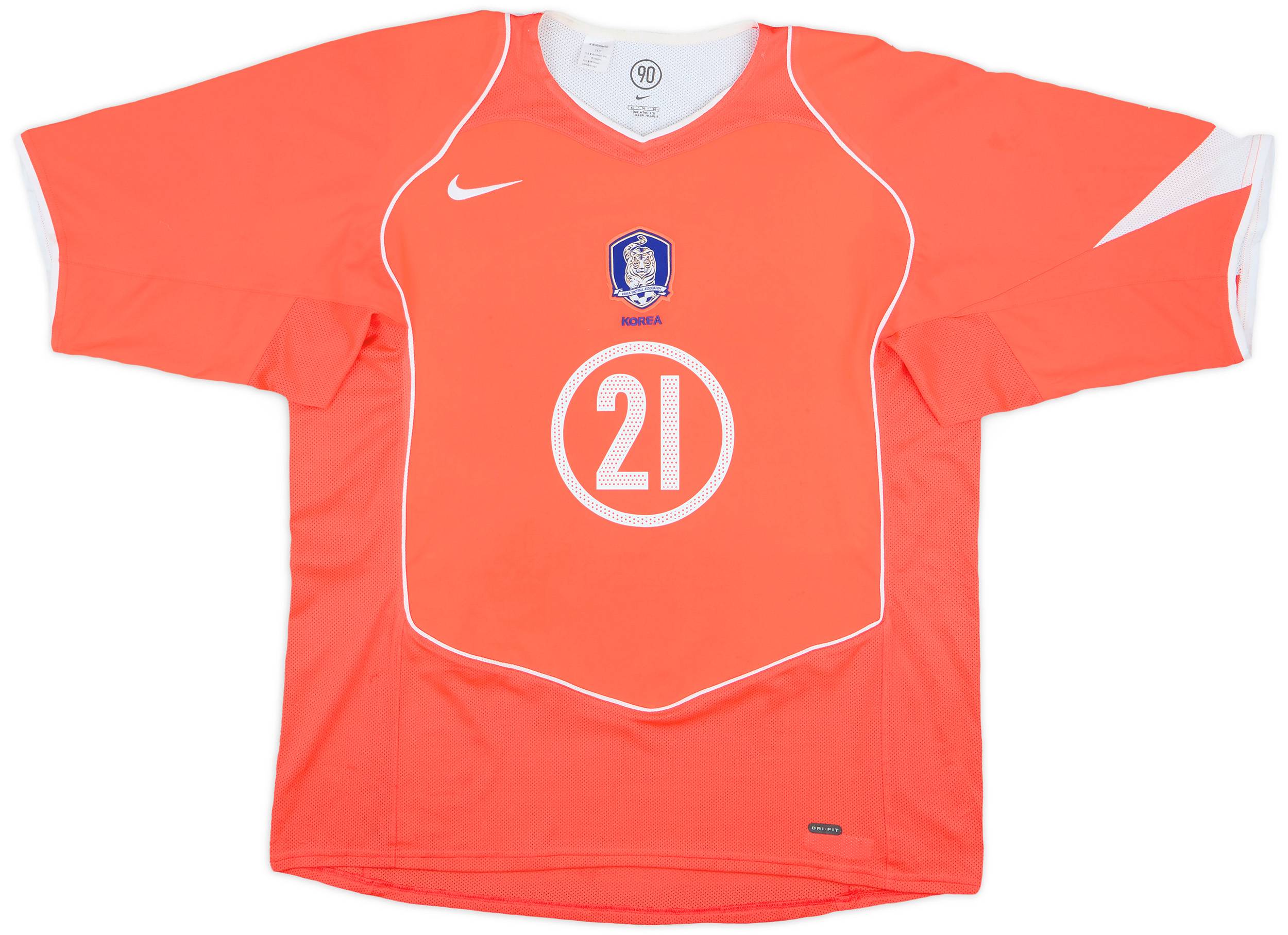 2004-06 South Korea Home Shirt J.S.Park #21