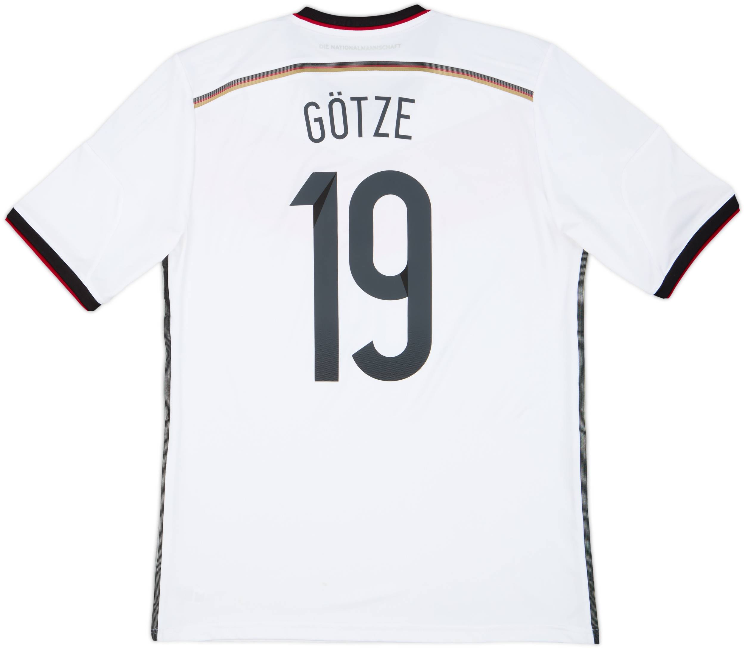 2014-15 Germany Home Shirt Gotze #19
