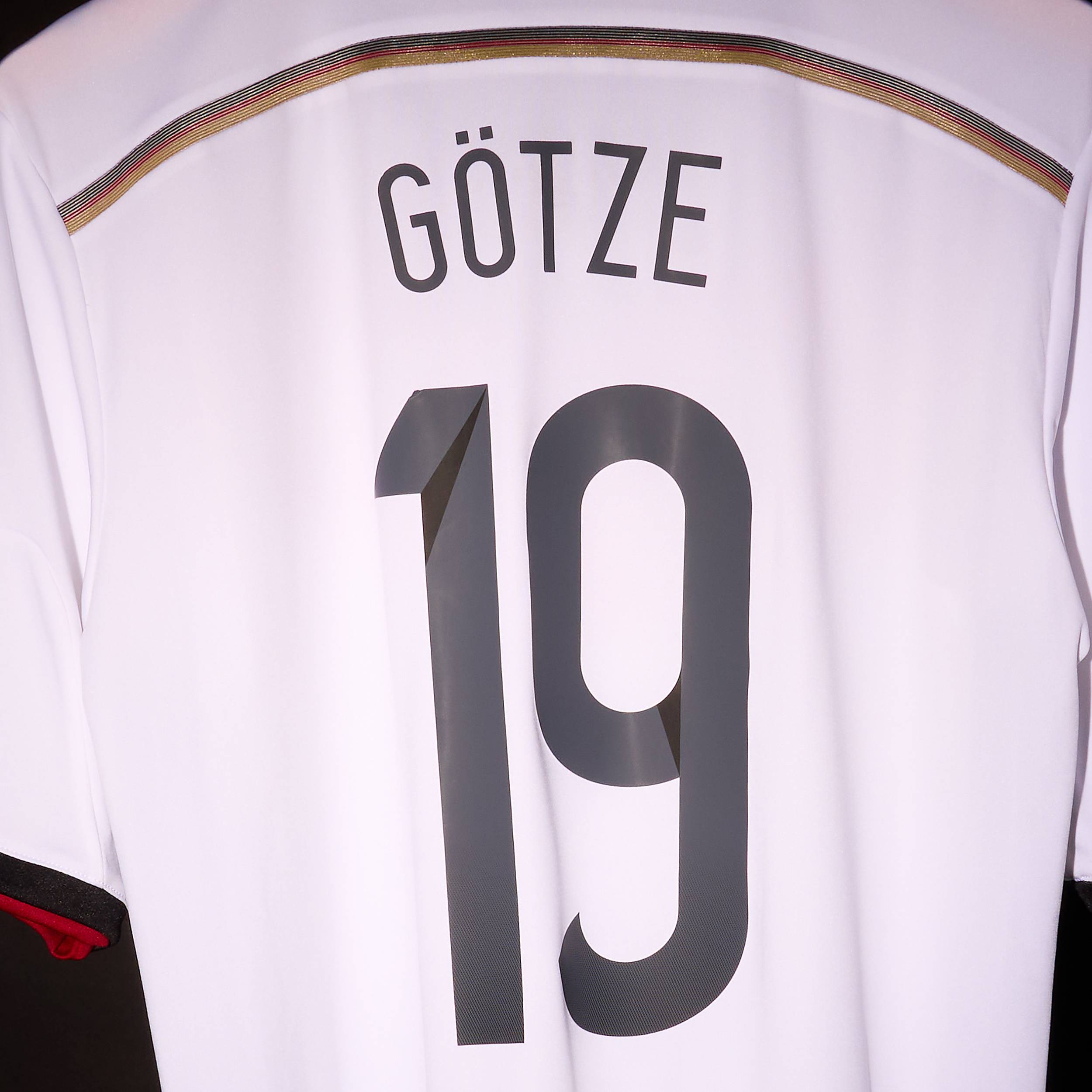 2014-15 Germany Home Shirt Gotze #19