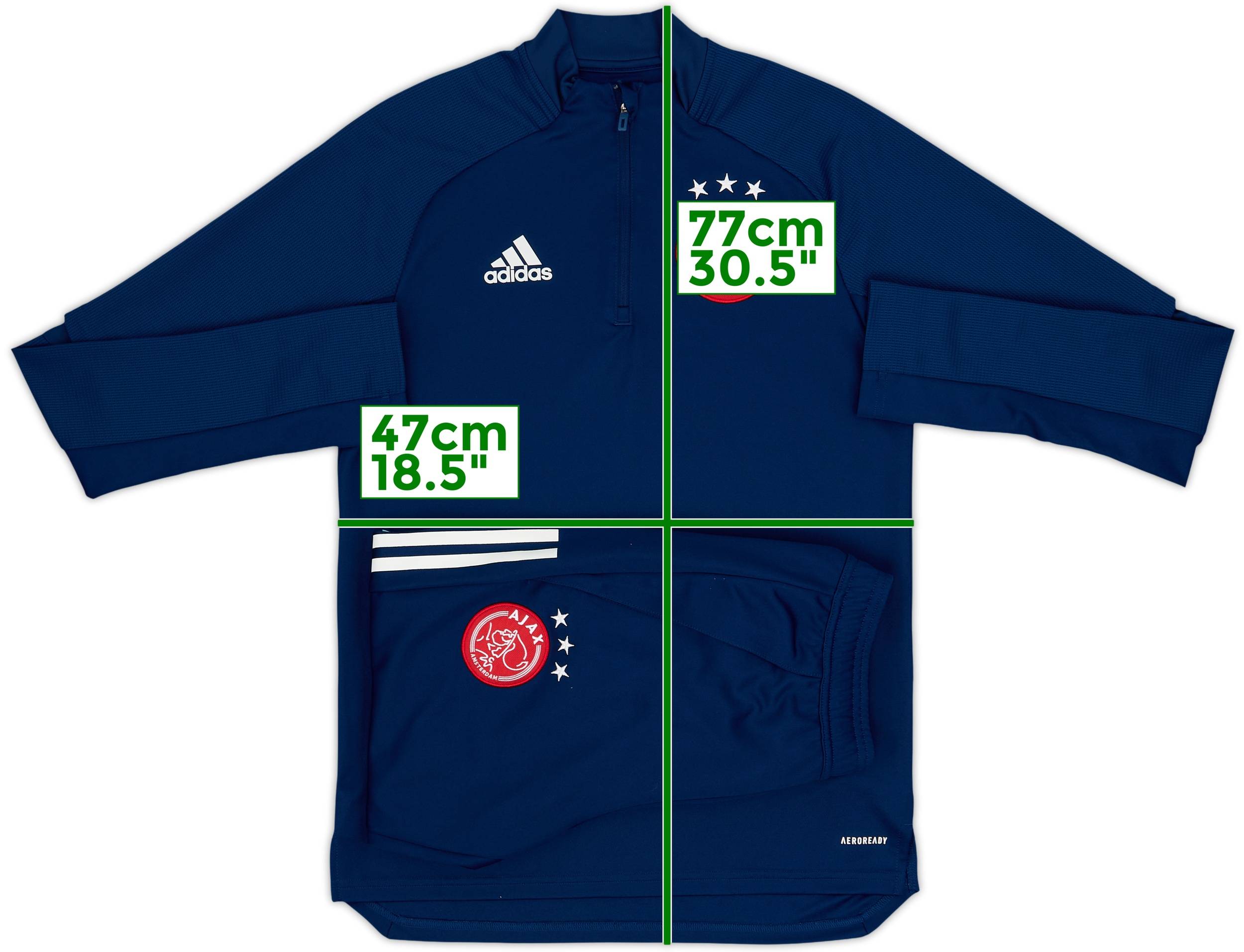 2020-21 Ajax adidas Tracksuit - 9/10 - (S)
