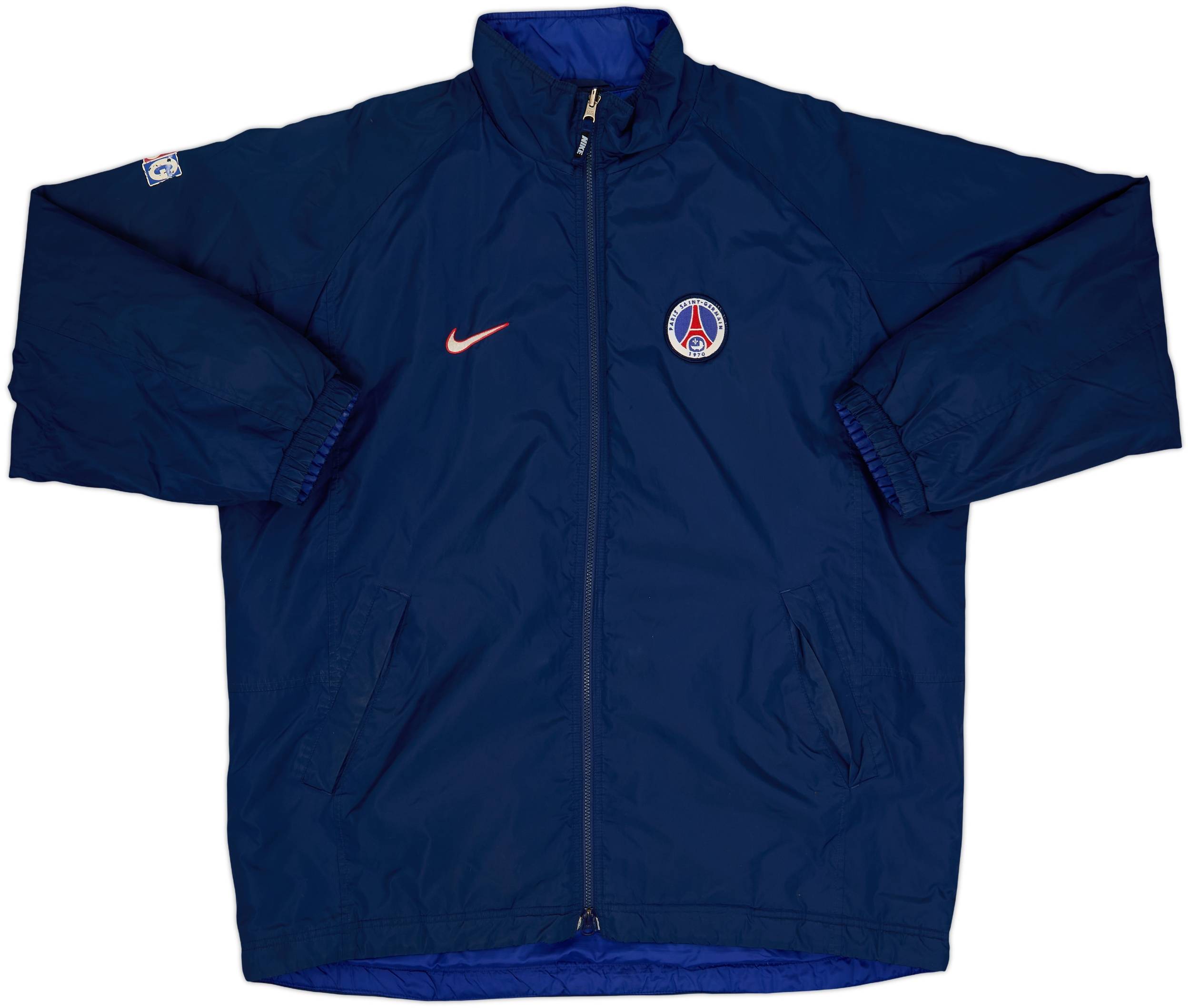 1998-99 Paris Saint-Germain Nike Reversible Padded Bench Coat - 6