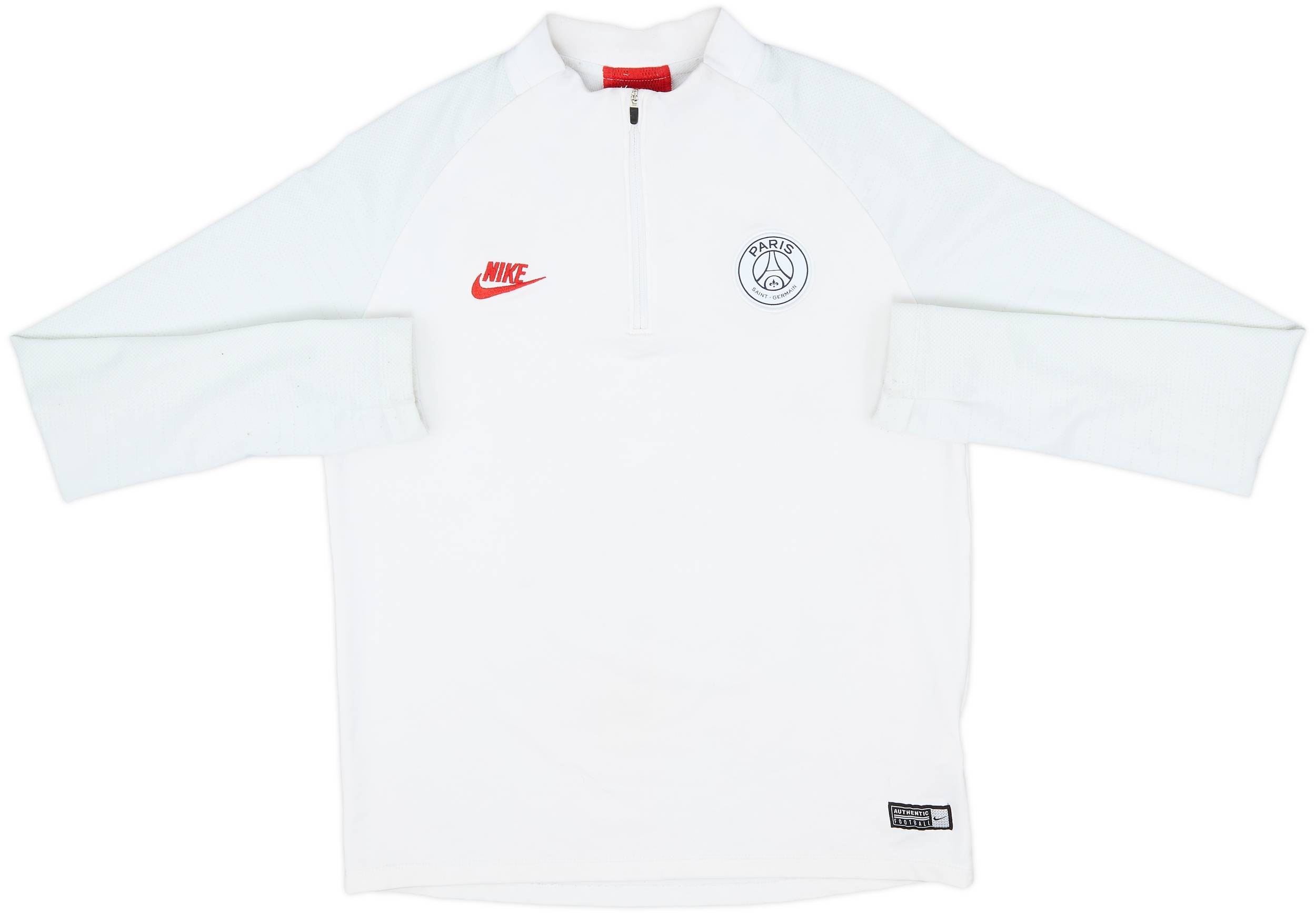 2019-20 Paris Saint-Germain Nike Vaporknit 1/4 Zip Drill Top