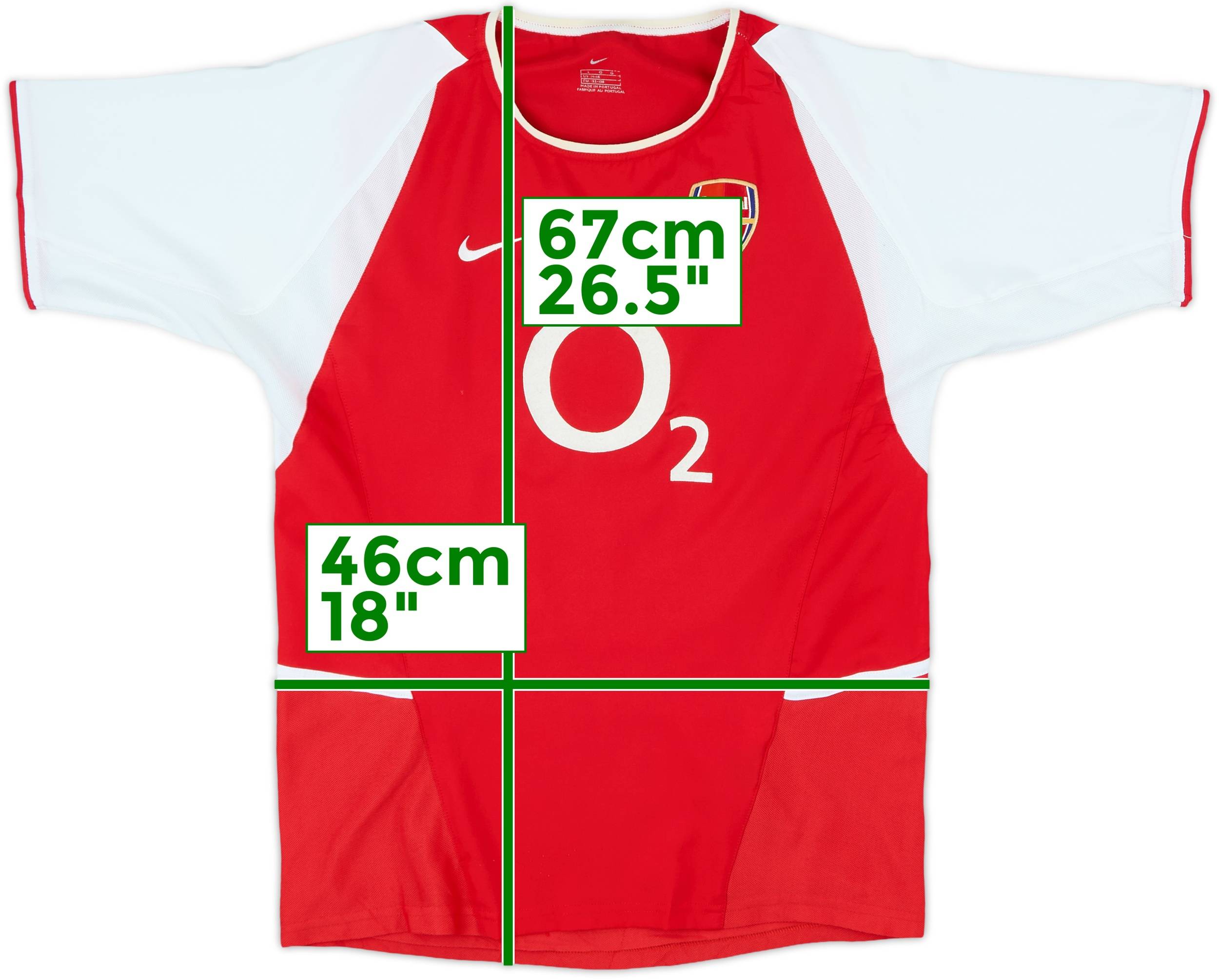 2002-04 Arsenal Home Shirt - 9/10 - (L.Boys)