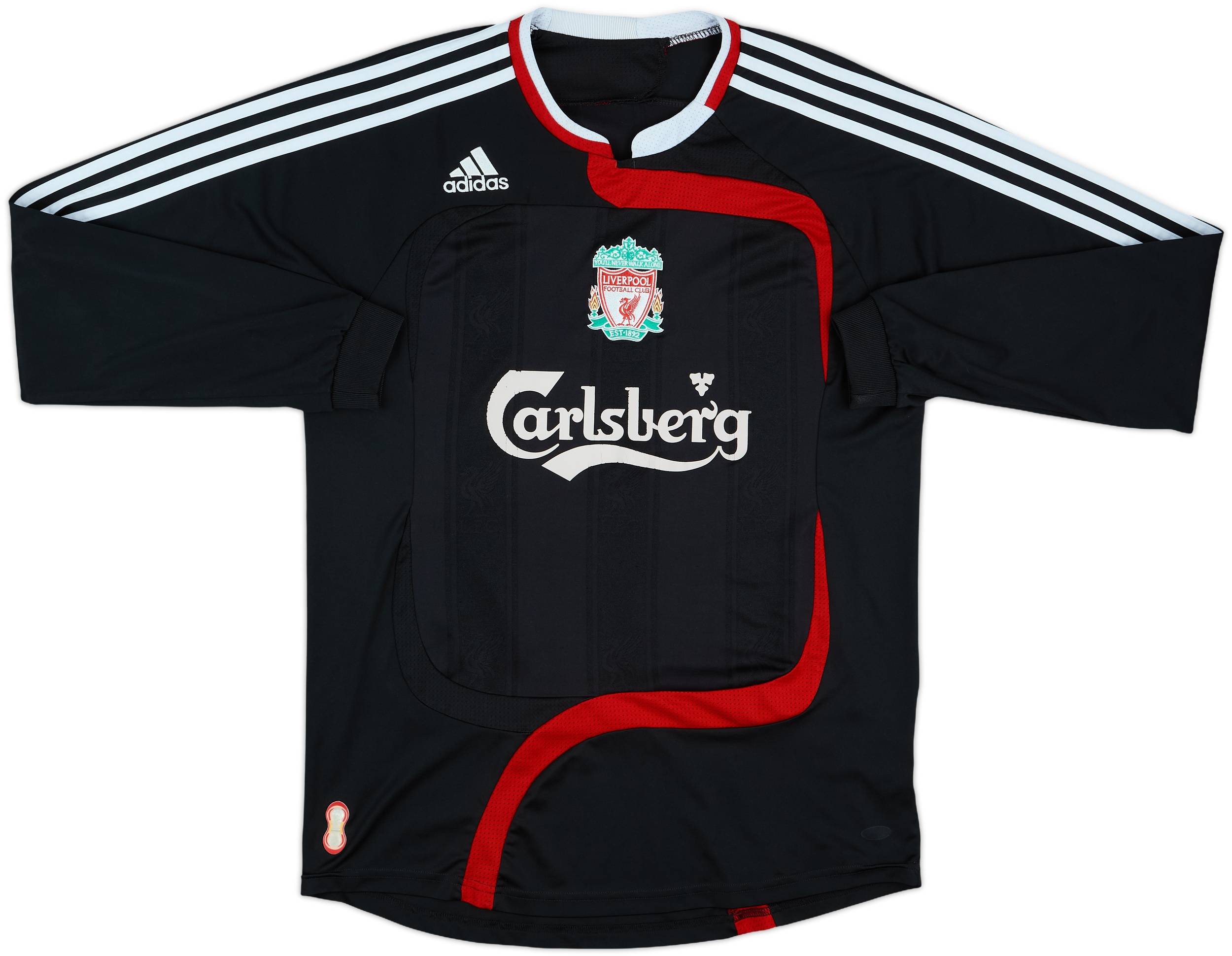 2007-08 Liverpool Third L/S Shirt Torres #9 - 6/10 - (M)