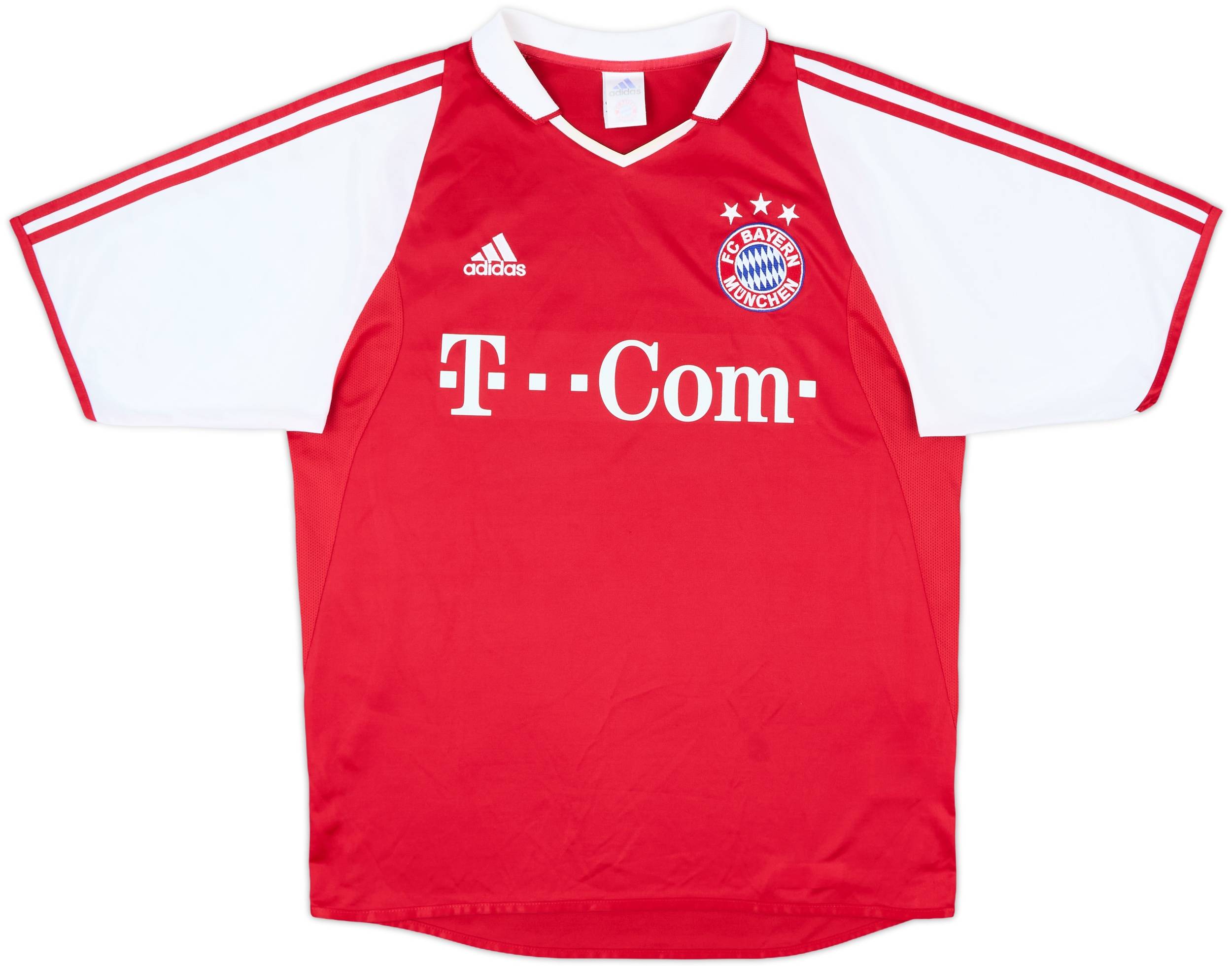 2003-04 Bayern Munich Home L/S Shirt Ballack #13 - 6/10 - (XXL)