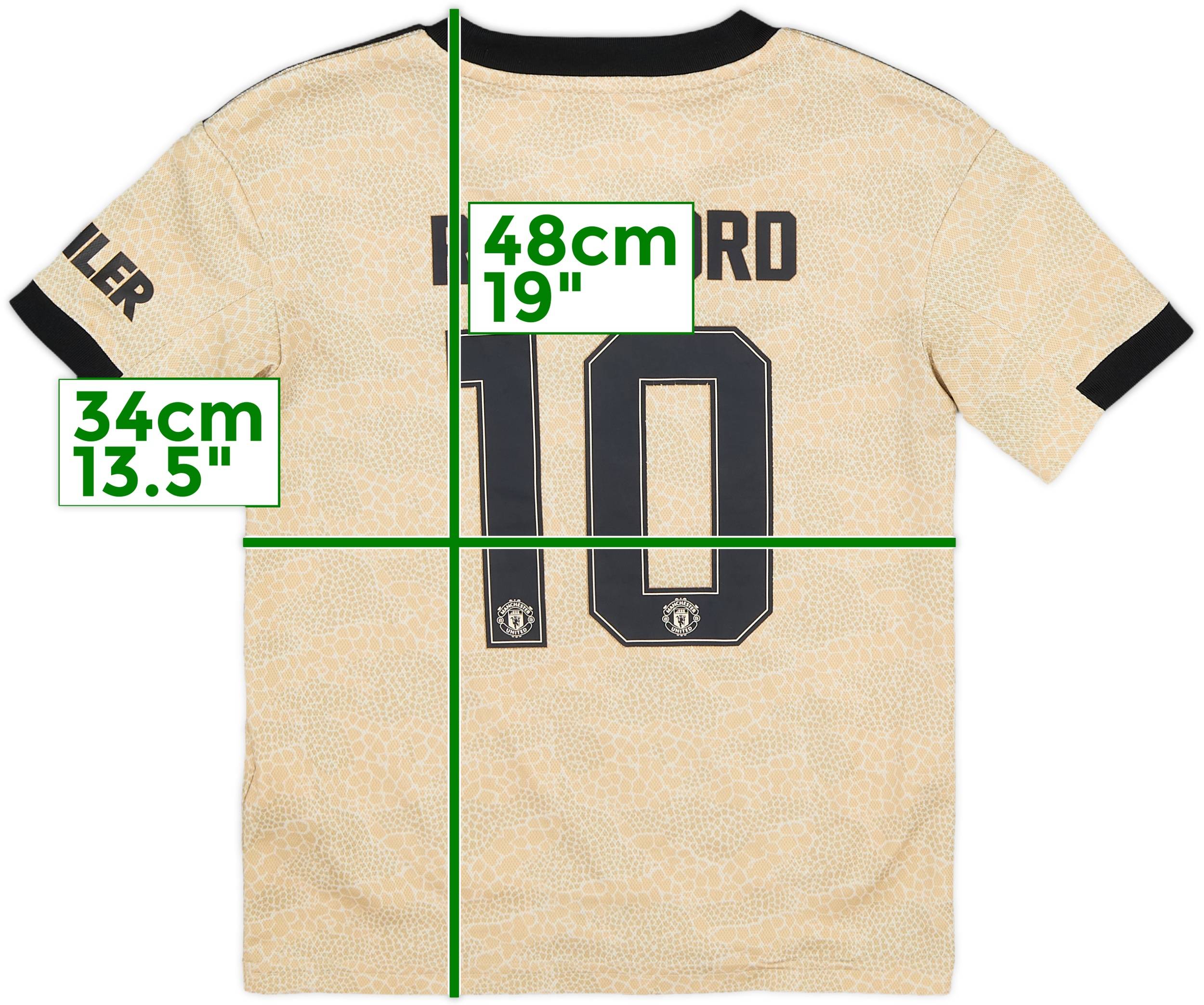 2019-20 Manchester United Home Shirt Rashford #10 - 10/10 - (M)