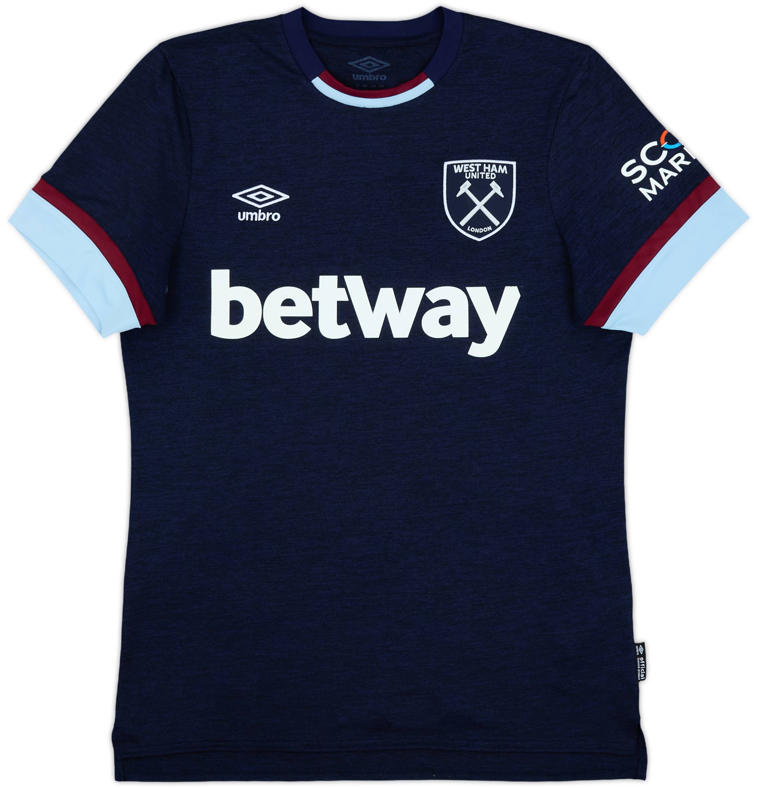 2024-25 West Ham Match Worn Home Shirt Summerville #7