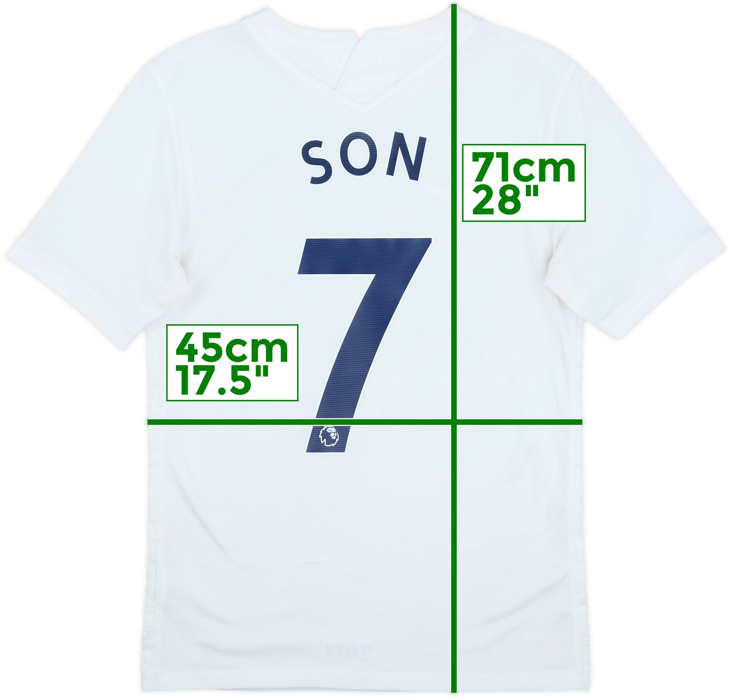 2021-22 Tottenham Home Shirt Son #7 (S)