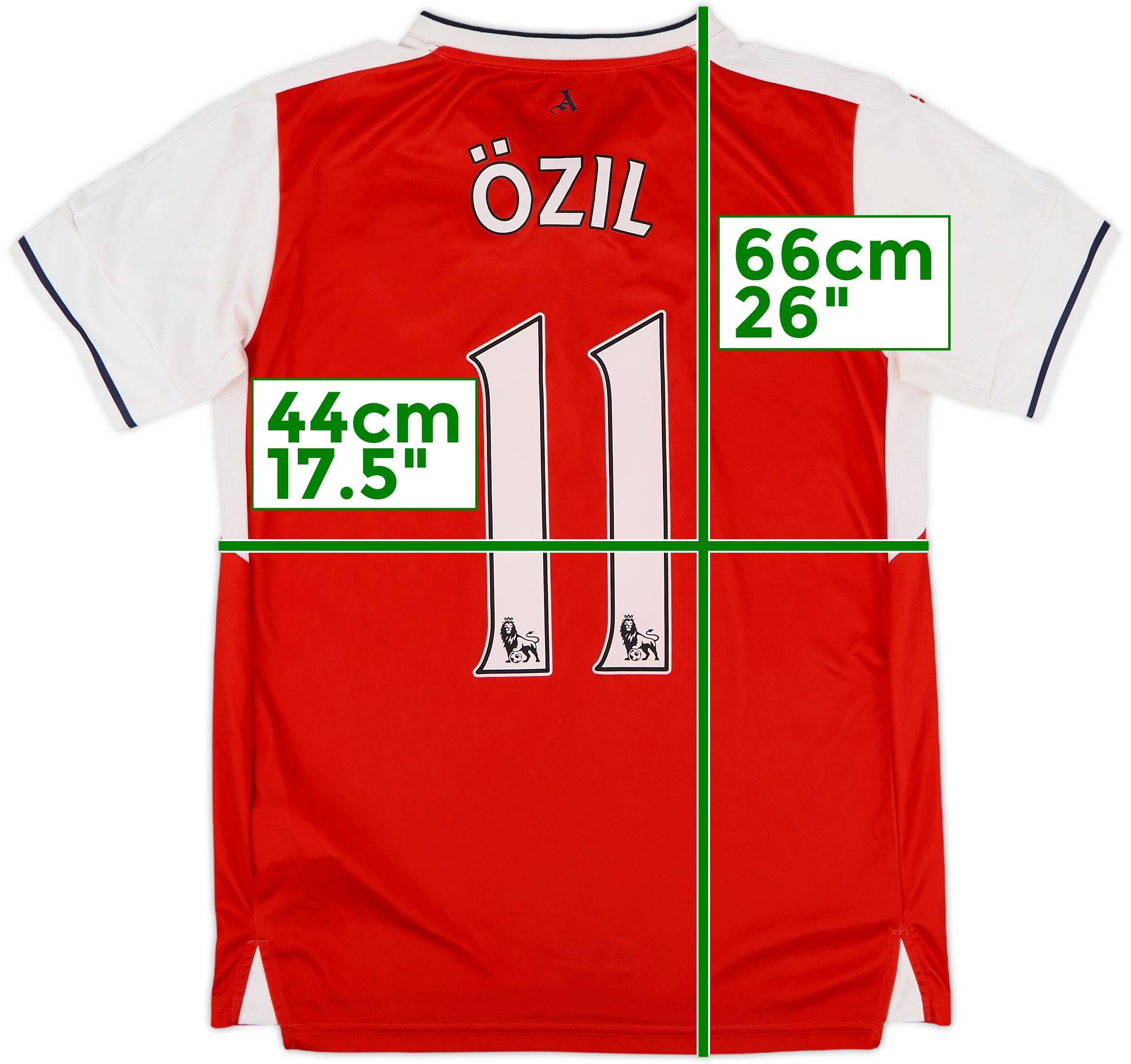第一ネット Shirt Home Arsenal 2016-17 Ozil (L.Boys) - 7/10 - #11 ウェア