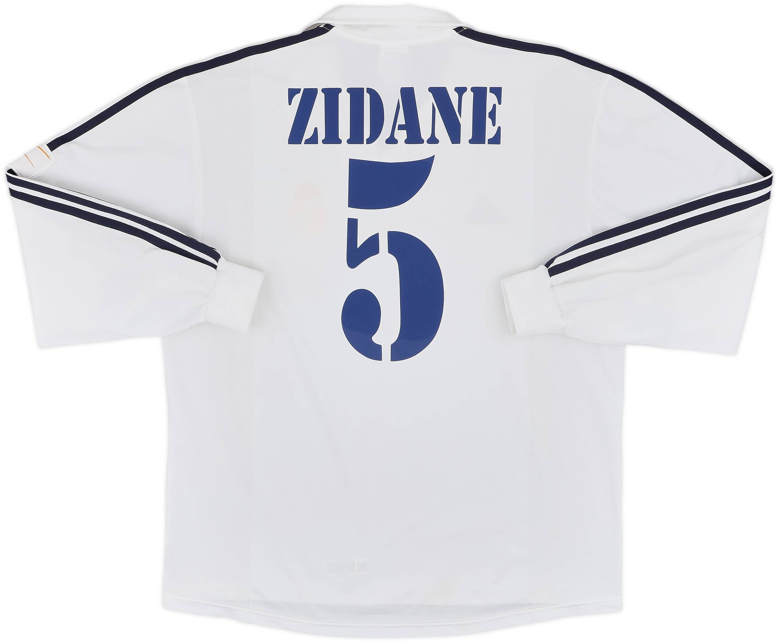 大人上品なおすすめコーデ Home Centenary Madrid Real 2002-03 L/S 8 - #5 Zidane Shirt ウェア